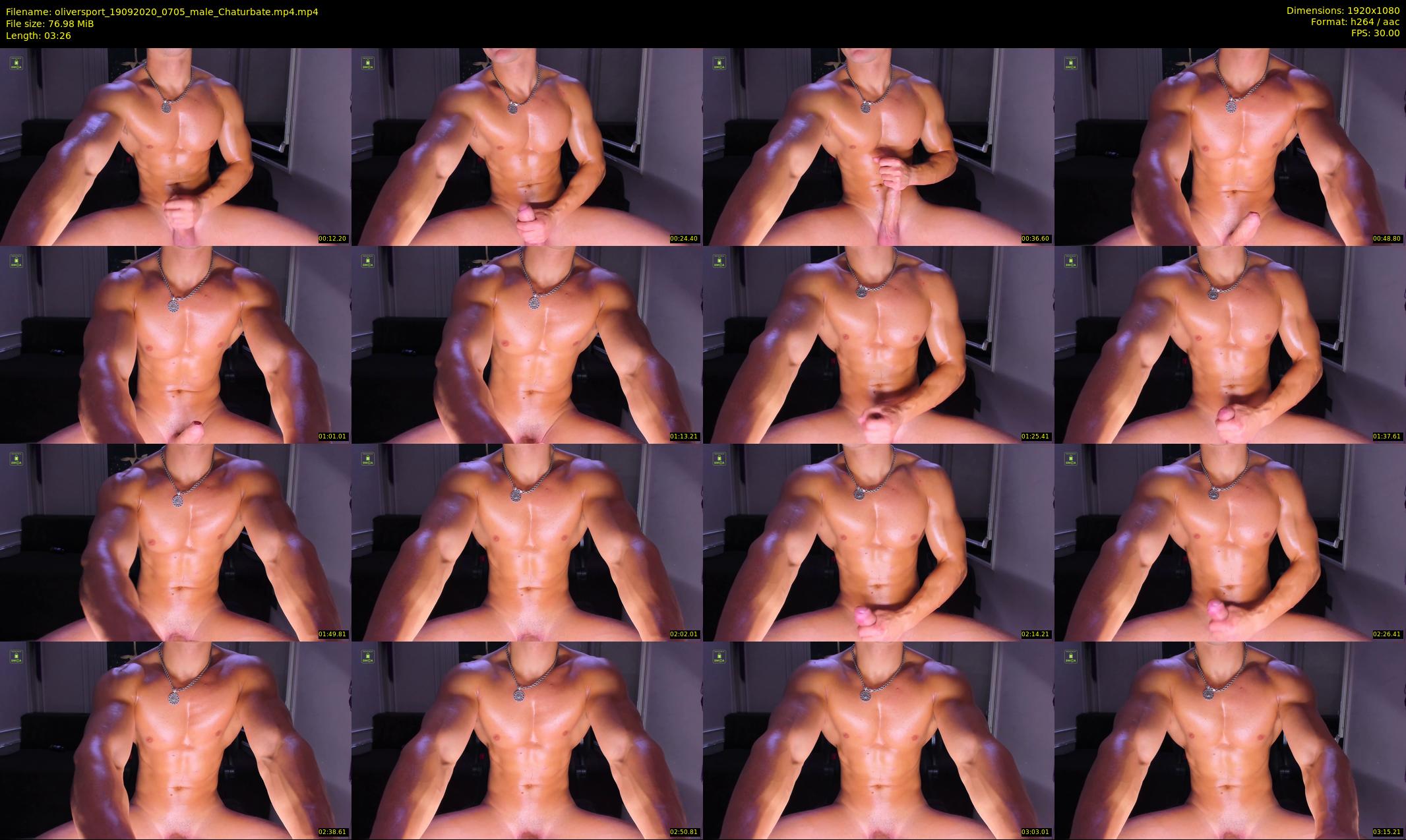oliversport — 4 minute Chaturbate male cam show recording, 1080p, Sep 19, 2020