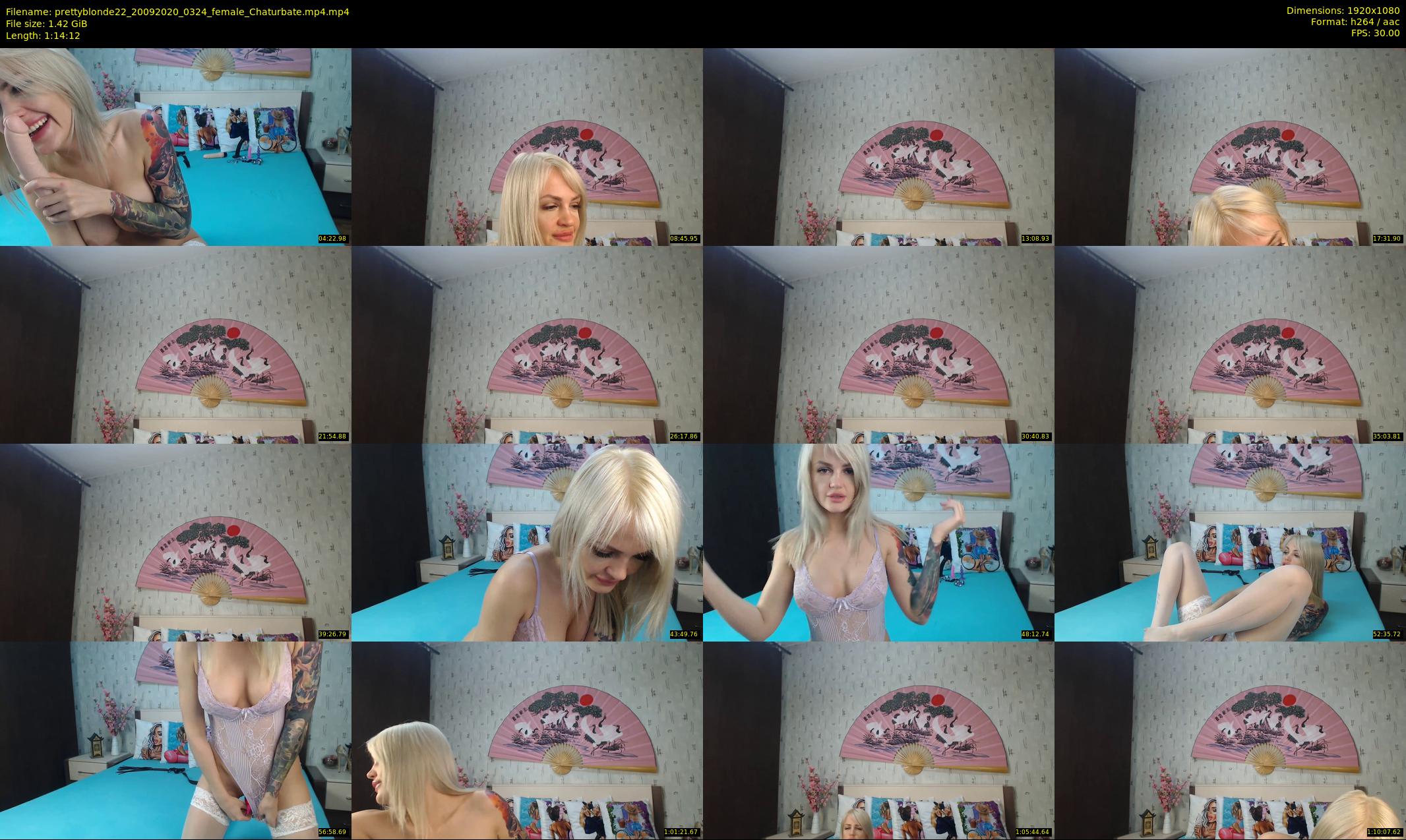 prettyblonde22 — 75 minute Chaturbate female cam show recording, 1080p, Sep 20, 2020