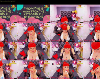 pyrowayne — 54 minute Chaturbate female cam show recording, 720p, Sep 20, 2020