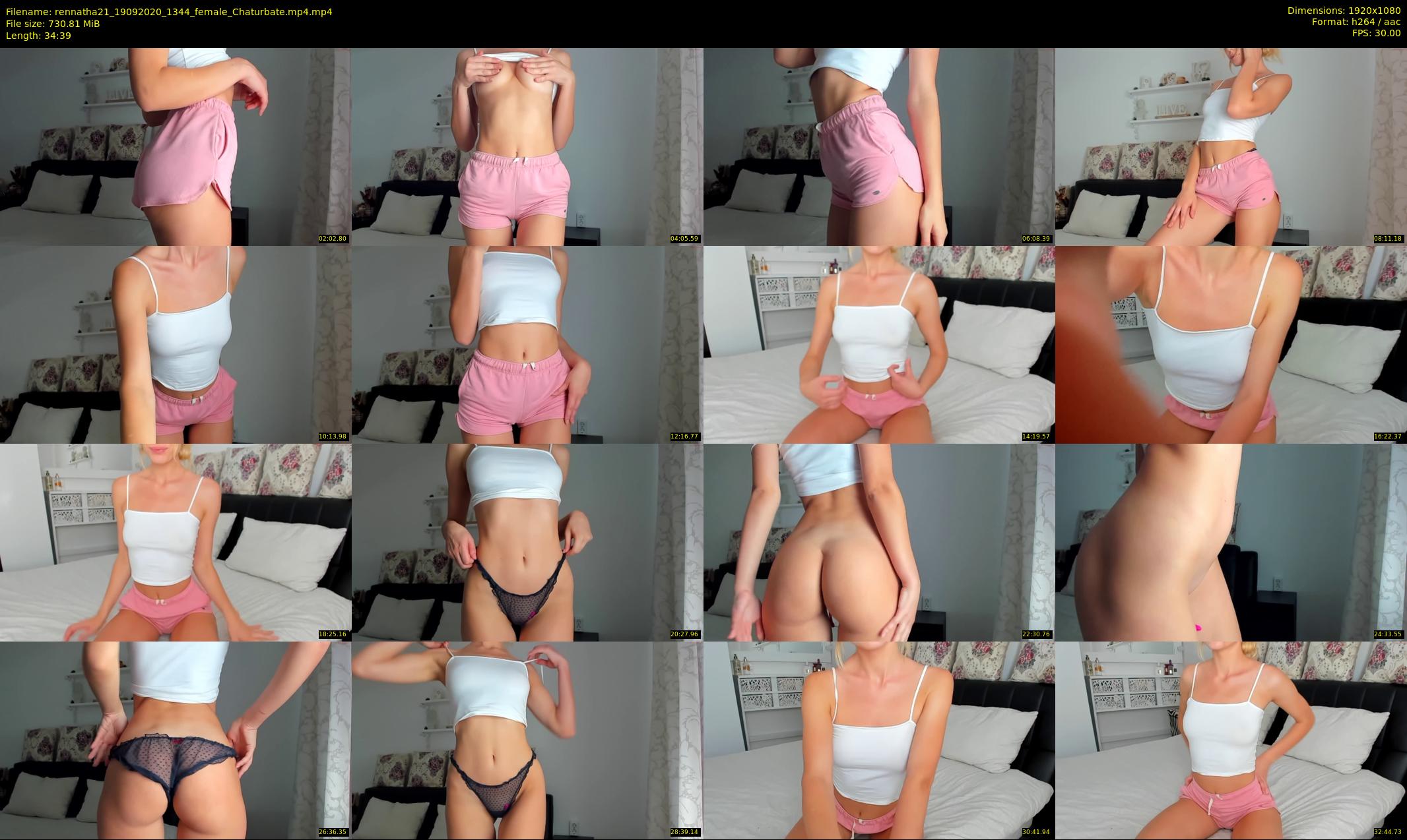 rennatha21 — 35 minute Chaturbate female cam show recording, 1080p, Sep 19, 2020