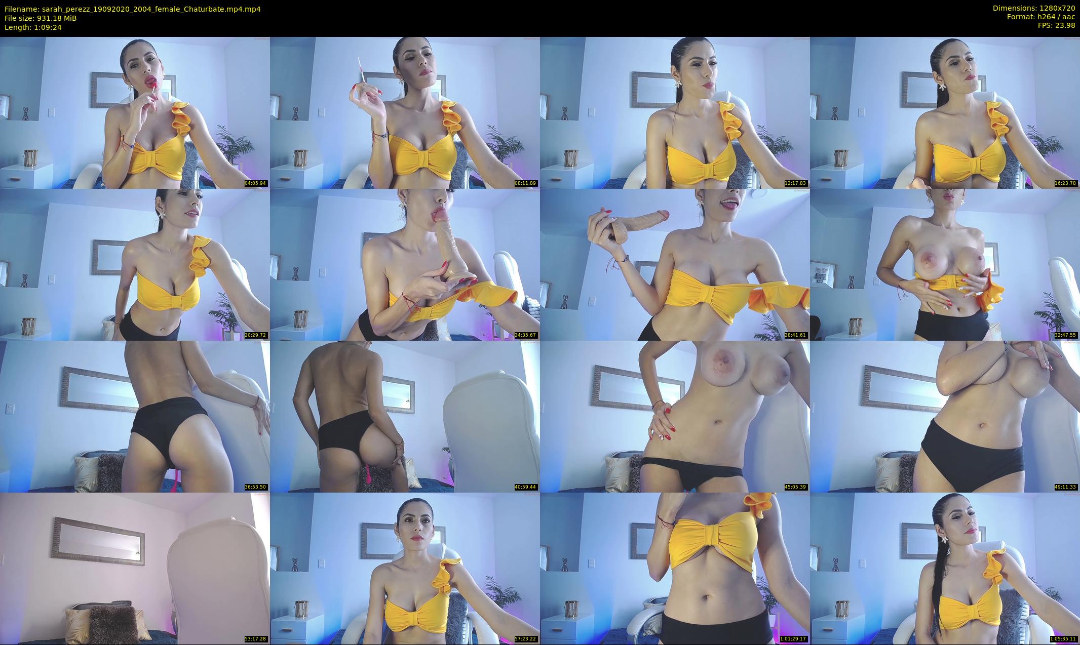 sarah_perezz — 70 minute Chaturbate female cam show recording, 720p, Sep 19, 2020