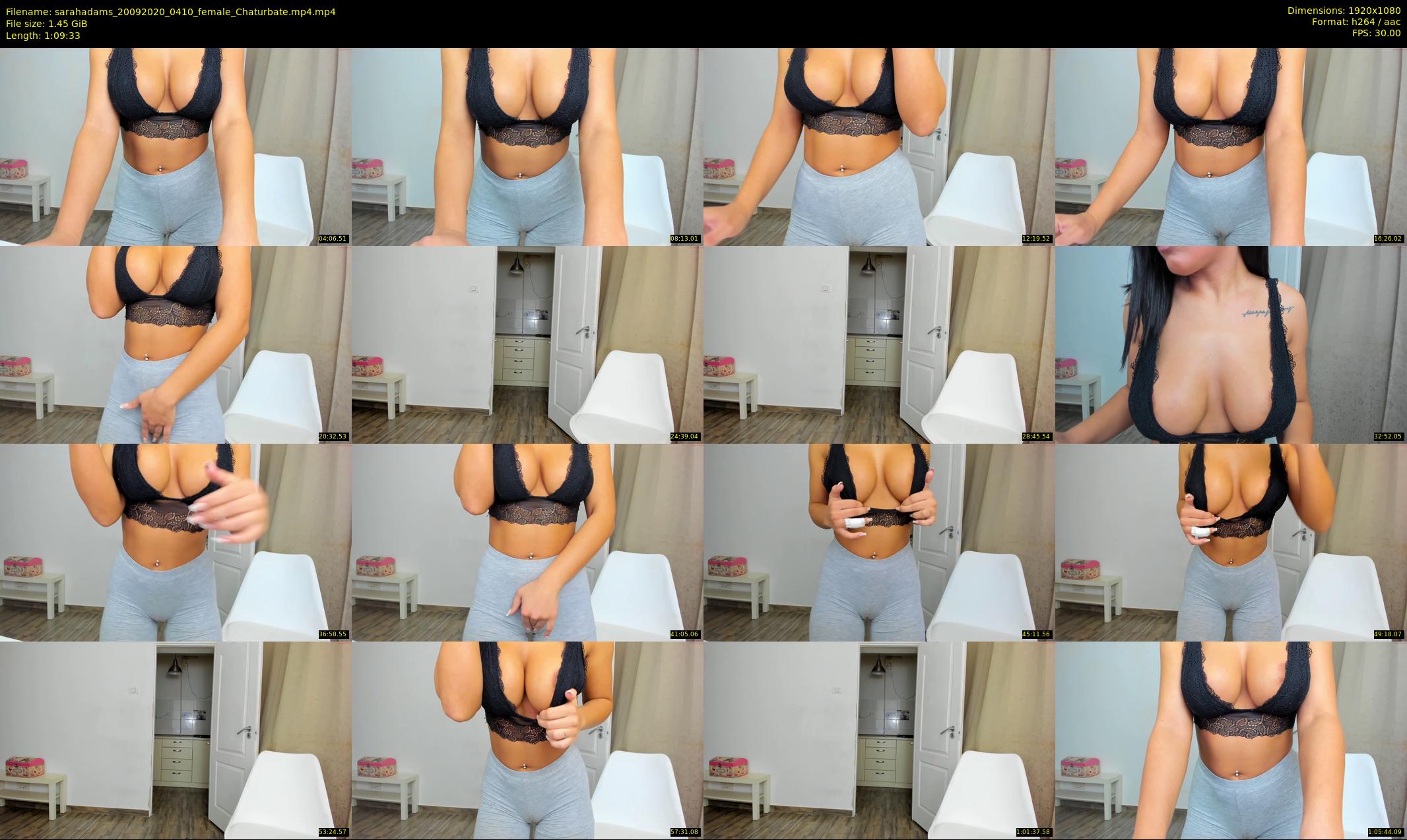 sarahadams — 70 minute Chaturbate female cam show recording, 1080p, Sep 20, 2020