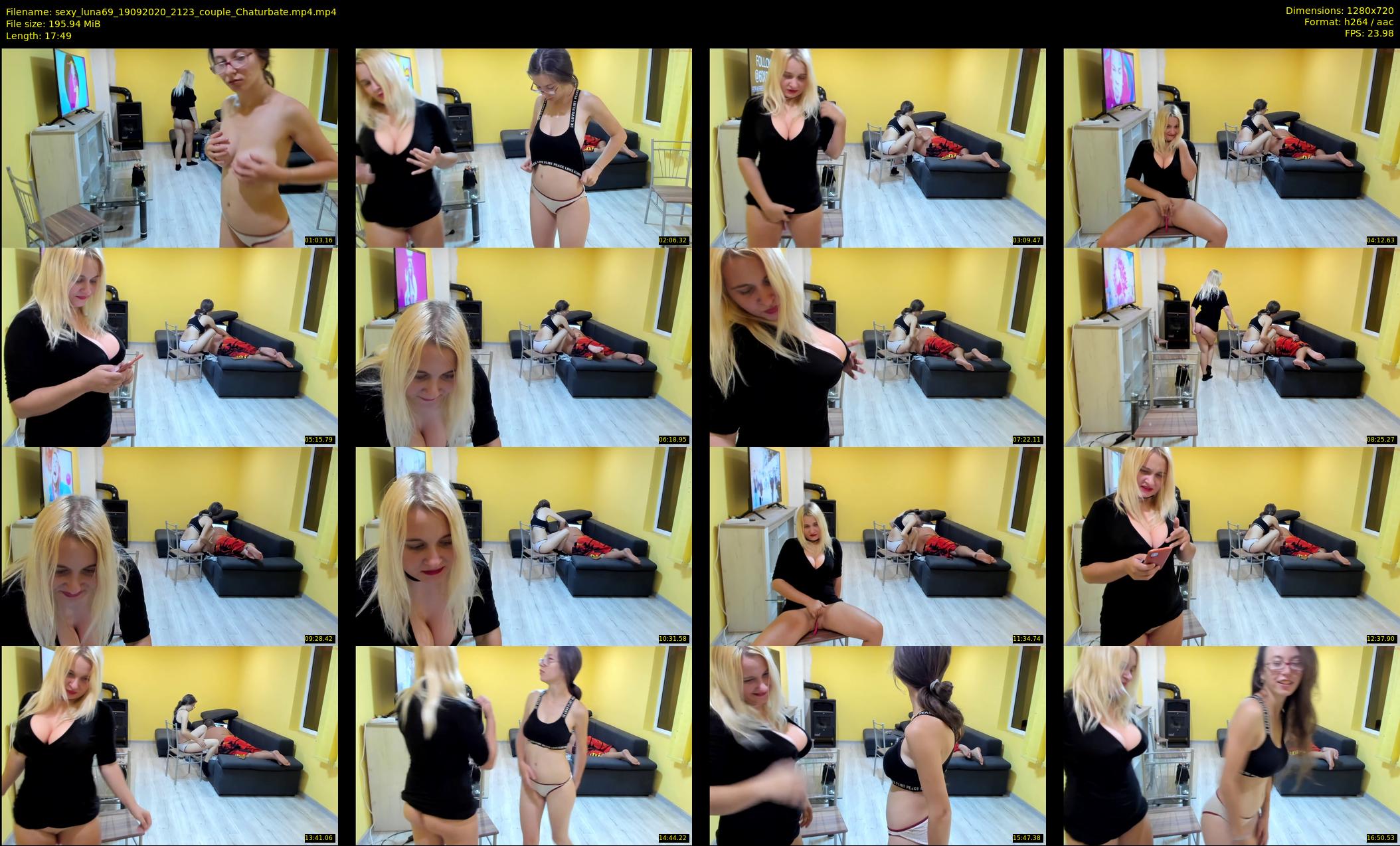 sexy_luna69 — 18 minute Chaturbate couple cam show recording, 720p, Sep 19, 2020
