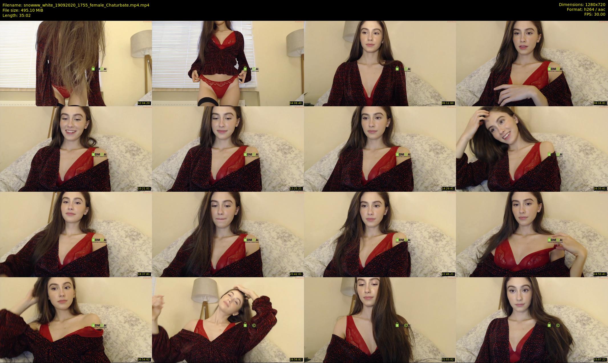 snowww_white — 36 minute Chaturbate female cam show recording, 720p, Sep 19, 2020