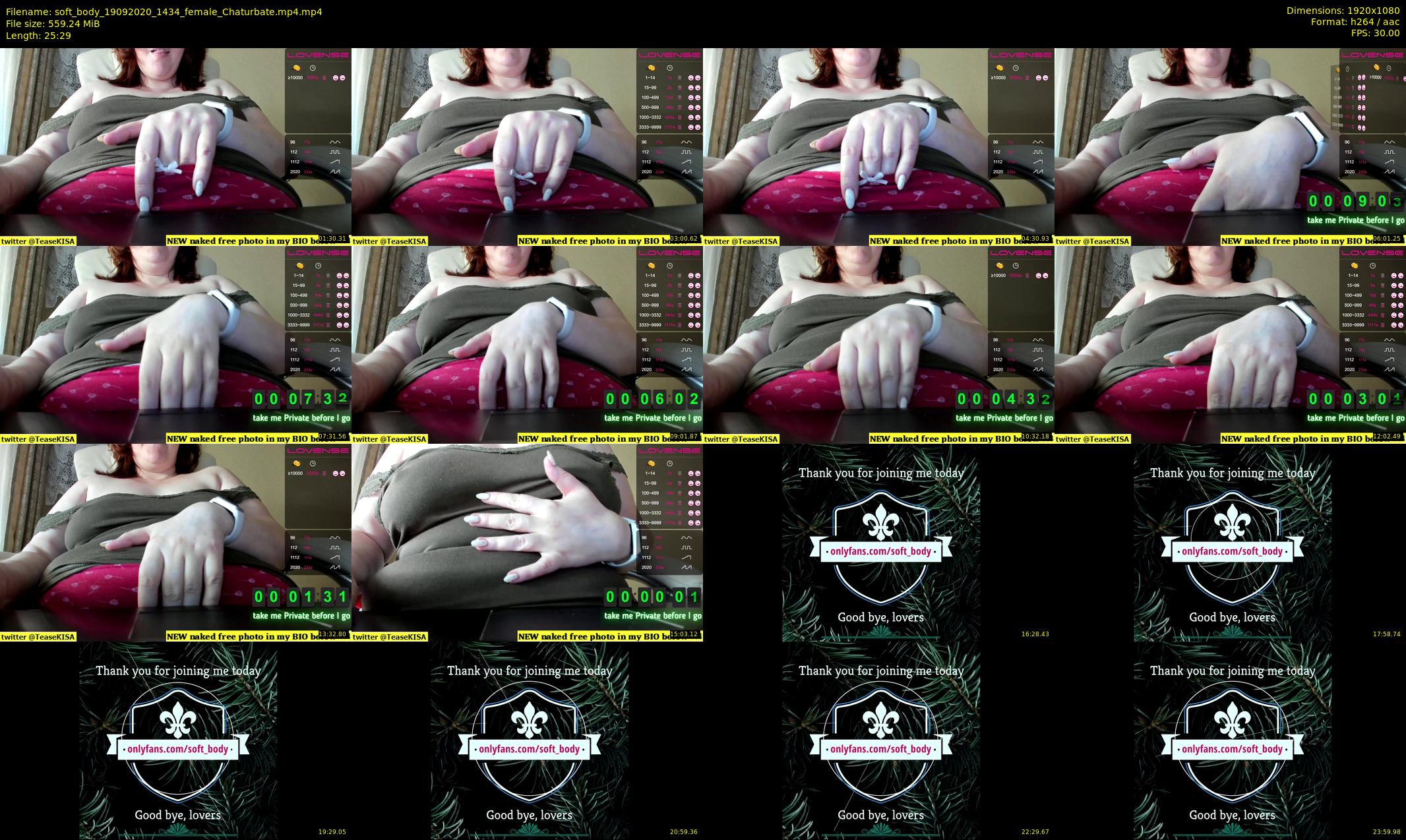 soft_body — 26 minute Chaturbate female cam show recording, 1080p, Sep 19, 2020