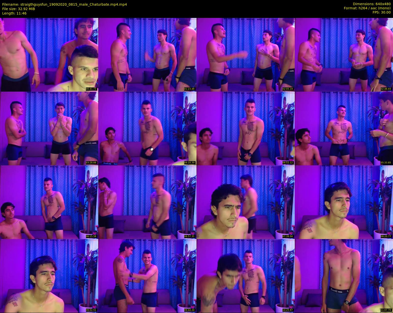 straigthguysfun — 12 minute Chaturbate male cam show recording, 480p, Sep 19, 2020