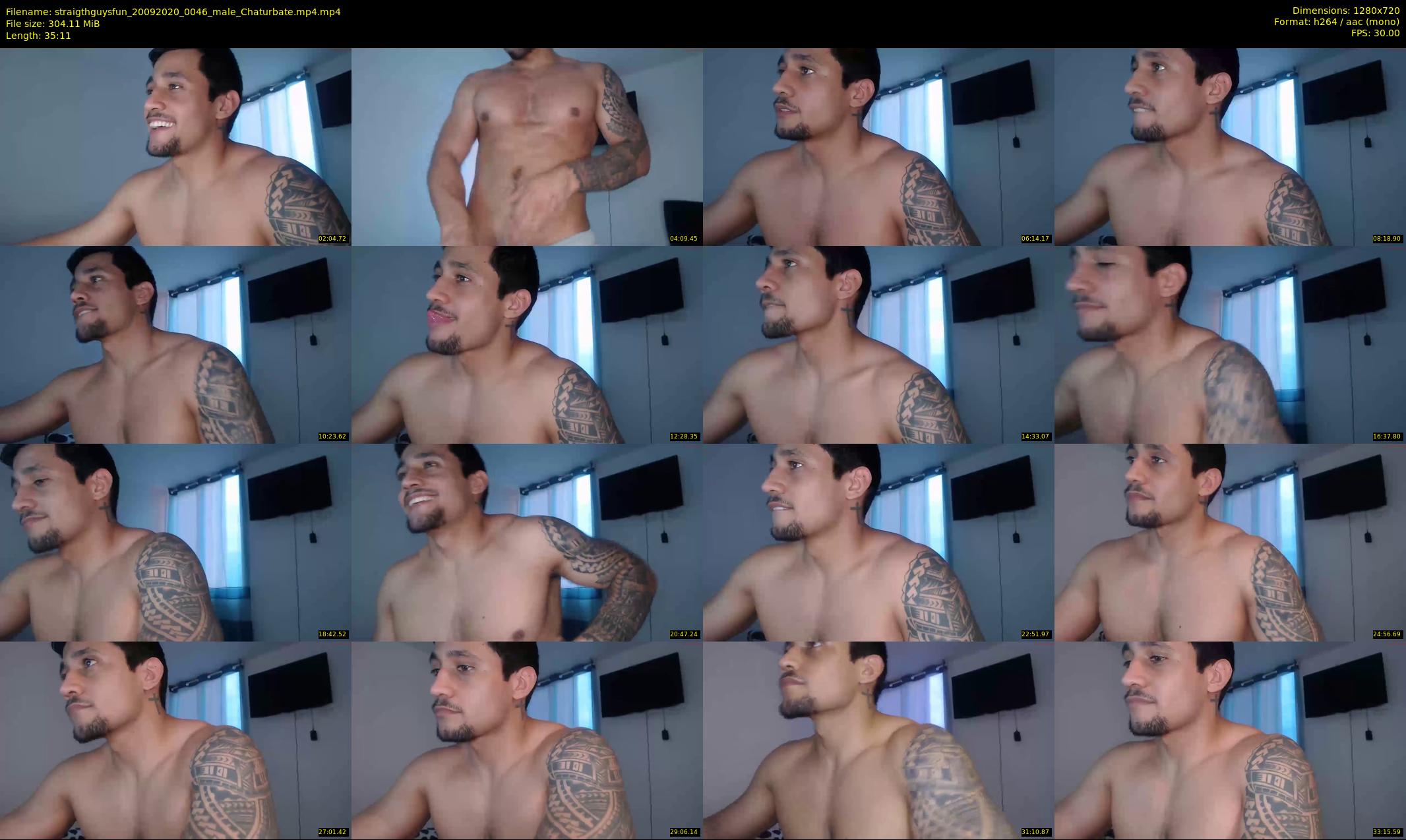 straigthguysfun — 36 minute Chaturbate male cam show recording, 720p, Sep 20, 2020
