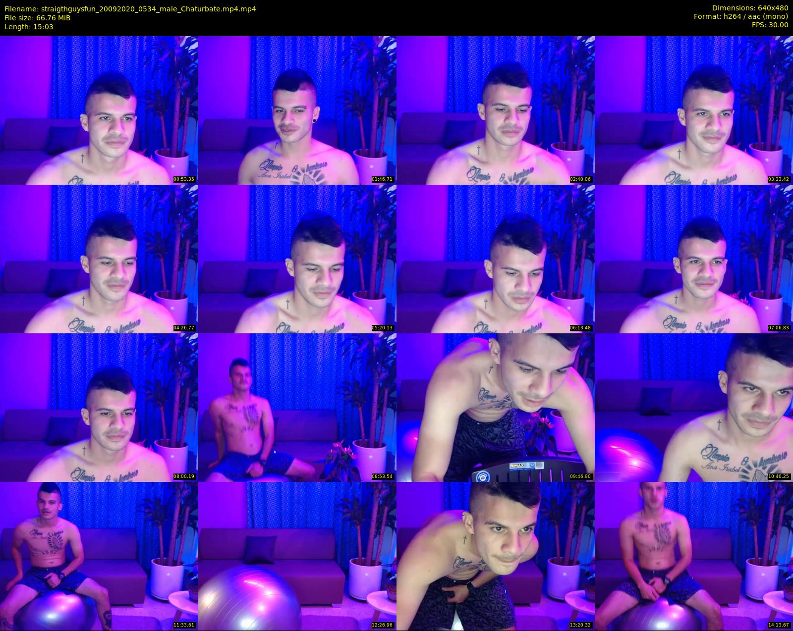 straigthguysfun — 16 minute Chaturbate male cam show recording, 480p, Sep 20, 2020