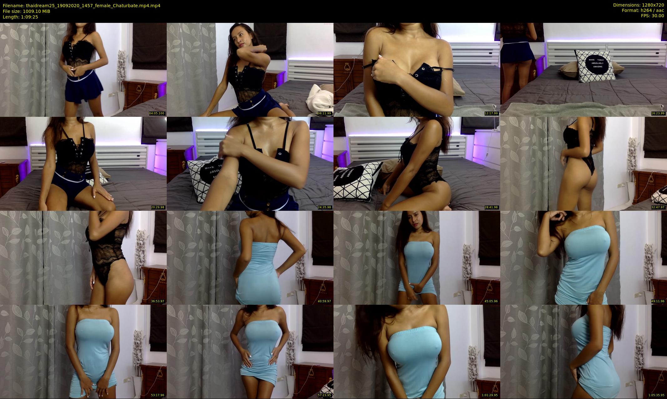 thaidream25 — 70 minute Chaturbate female cam show recording, 720p, Sep 19, 2020