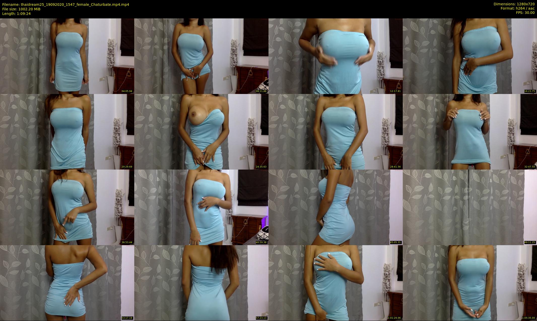 thaidream25 — 70 minute Chaturbate female cam show recording, 720p, Sep 19, 2020