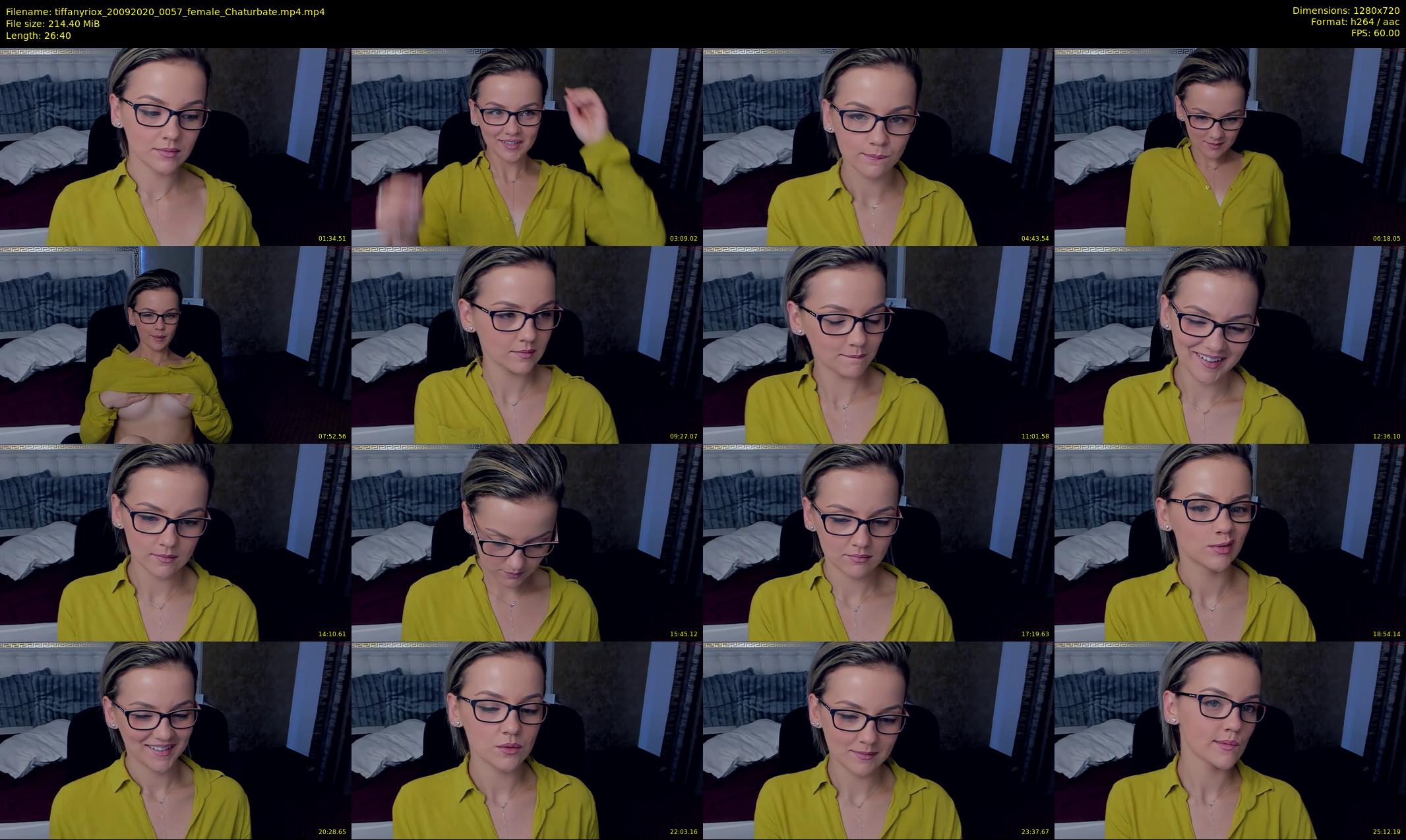 tiffanyriox — 27 minute Chaturbate female cam show recording, 720p, Sep 20, 2020