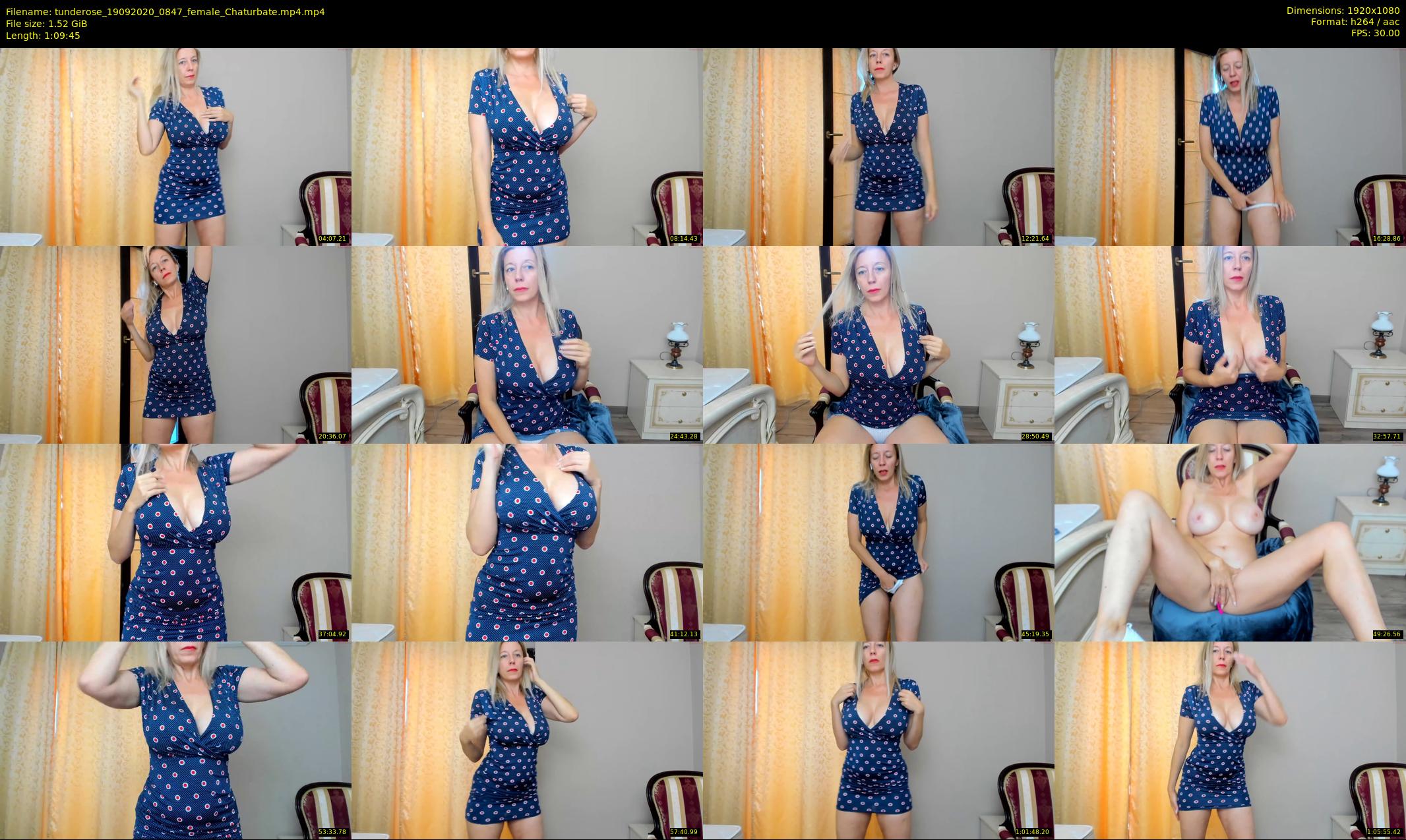 tunderose — 70 minute Chaturbate female cam show recording, 1080p, Sep 19, 2020