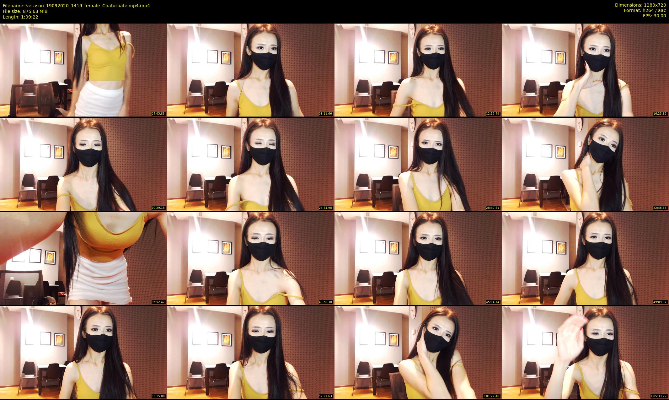 verasun — 70 minute Chaturbate female cam show recording, 720p, Sep 19, 2020