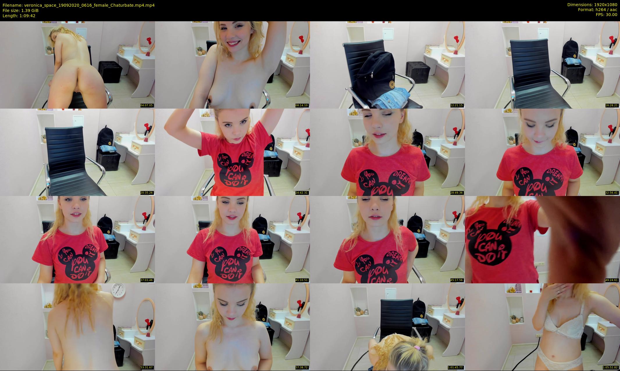 veronica_space — 70 minute Chaturbate female cam show recording, 1080p, Sep 19, 2020