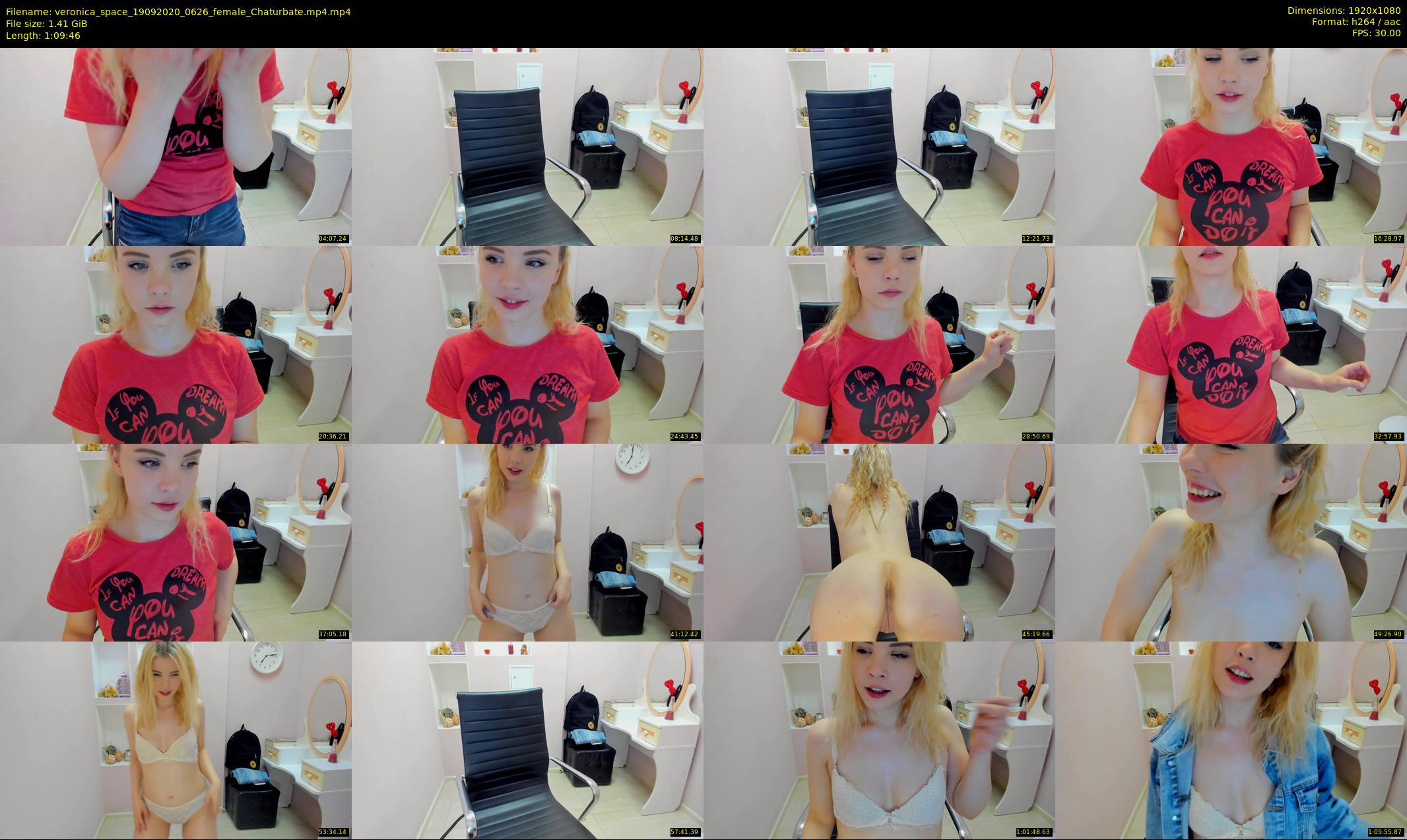veronica_space — 70 minute Chaturbate female cam show recording, 1080p, Sep 19, 2020