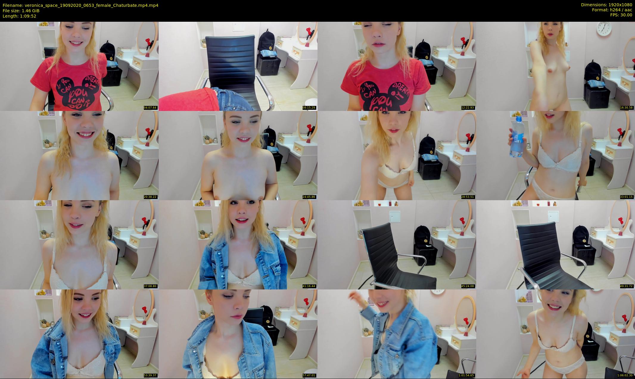 veronica_space — 70 minute Chaturbate female cam show recording, 1080p, Sep 19, 2020