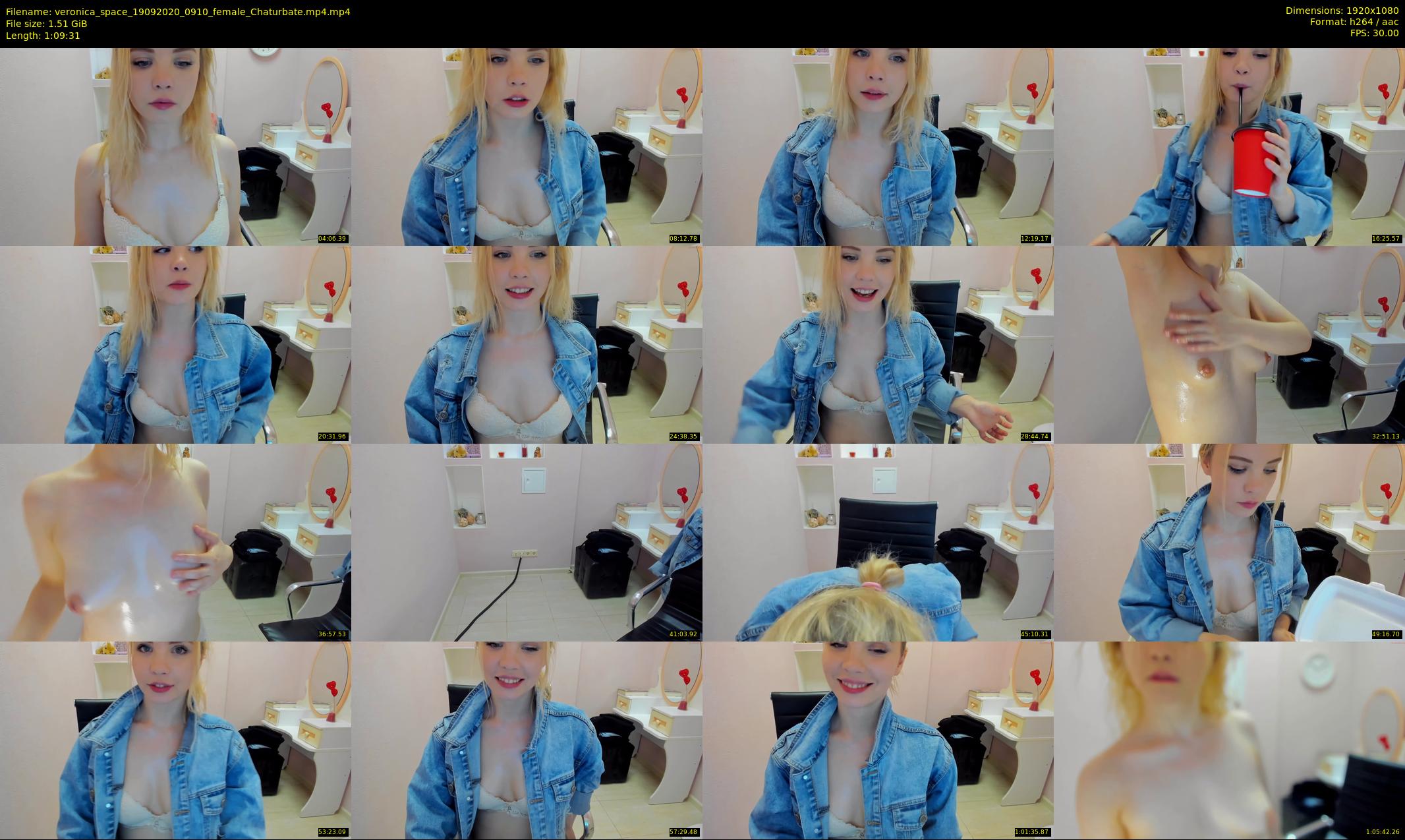 veronica_space — 70 minute Chaturbate female cam show recording, 1080p, Sep 19, 2020