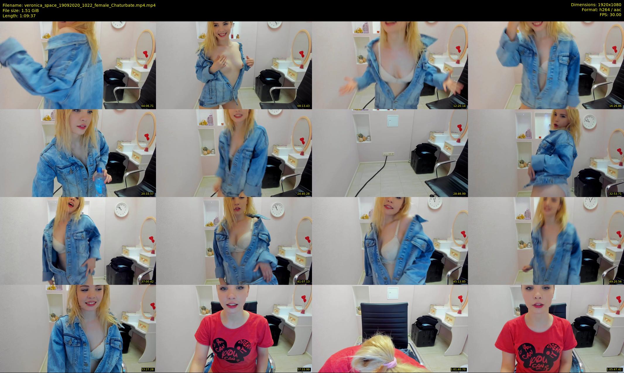 veronica_space — 70 minute Chaturbate female cam show recording, 1080p, Sep 19, 2020