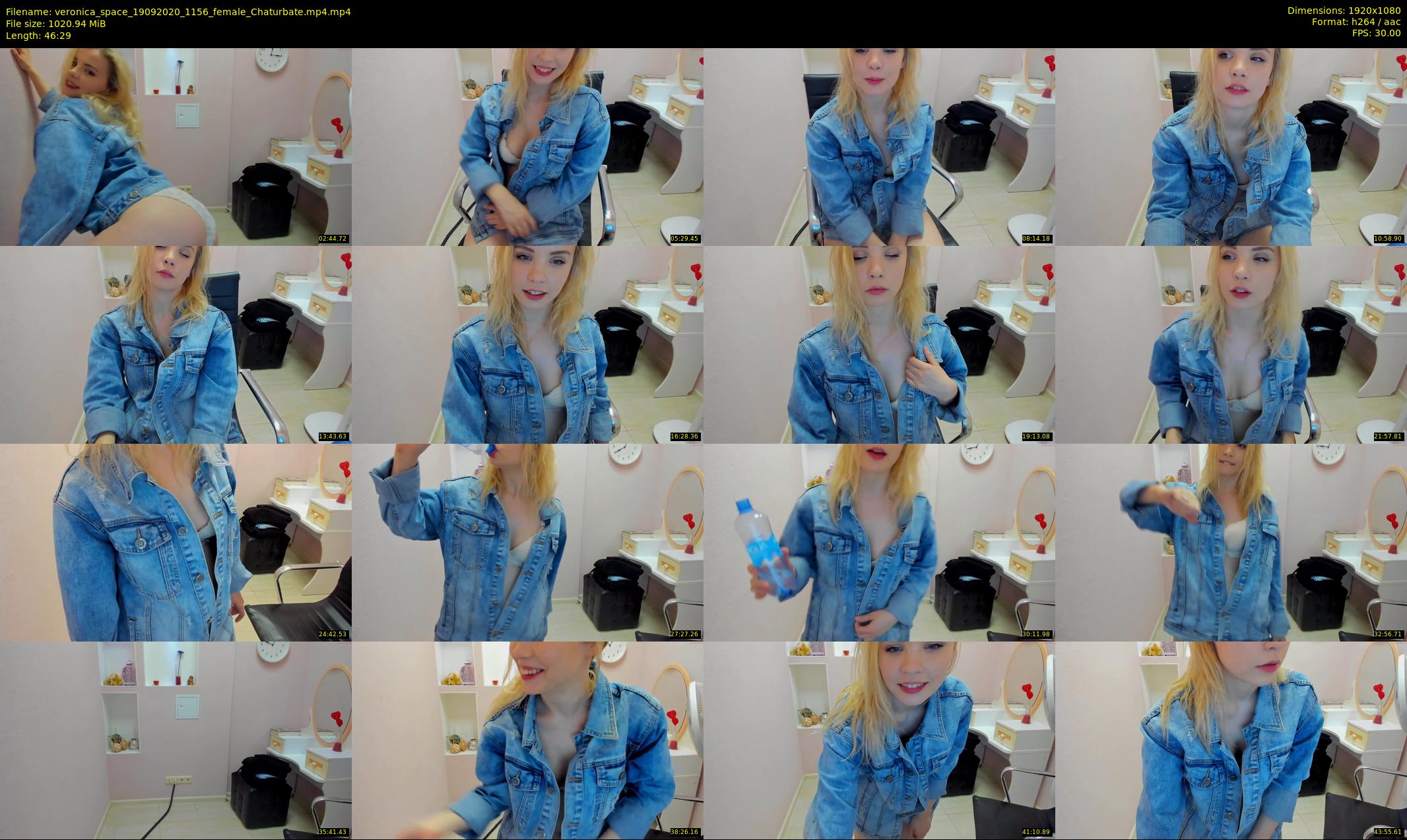 veronica_space — 47 minute Chaturbate female cam show recording, 1080p, Sep 19, 2020