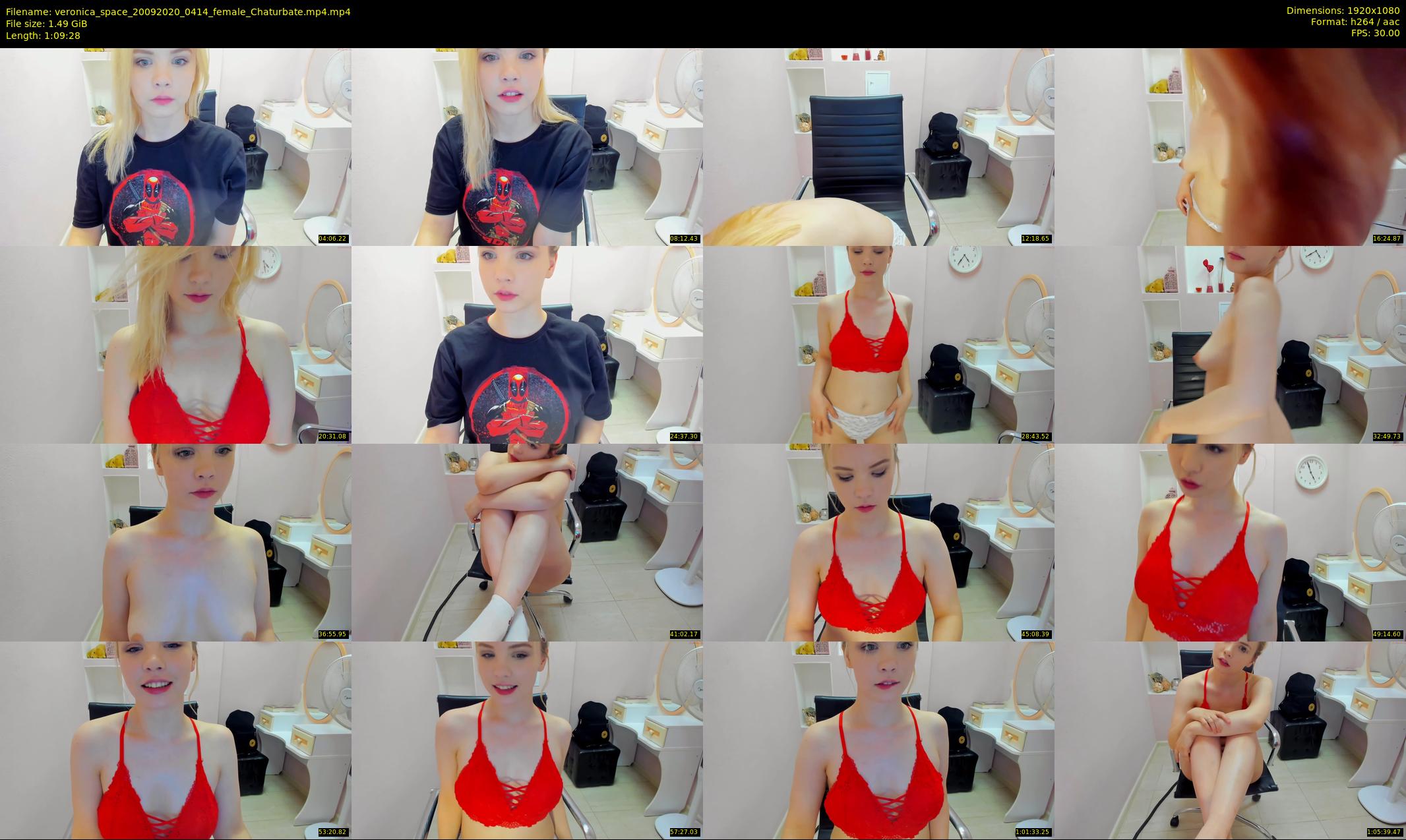 veronica_space — 70 minute Chaturbate female cam show recording, 1080p, Sep 20, 2020