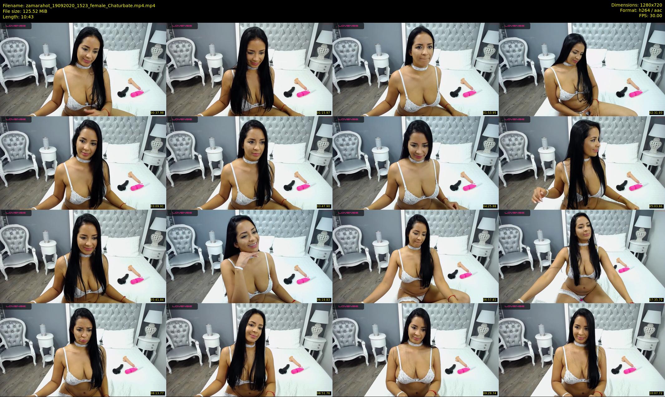 zamarahot — 11 minute Chaturbate female cam show recording, 720p, Sep 19, 2020