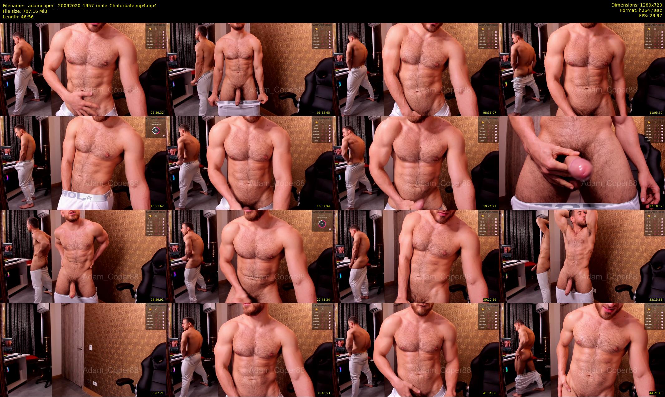 _adamcoper_ — 47 minute Chaturbate male cam show recording, 720p, Sep 20, 2020