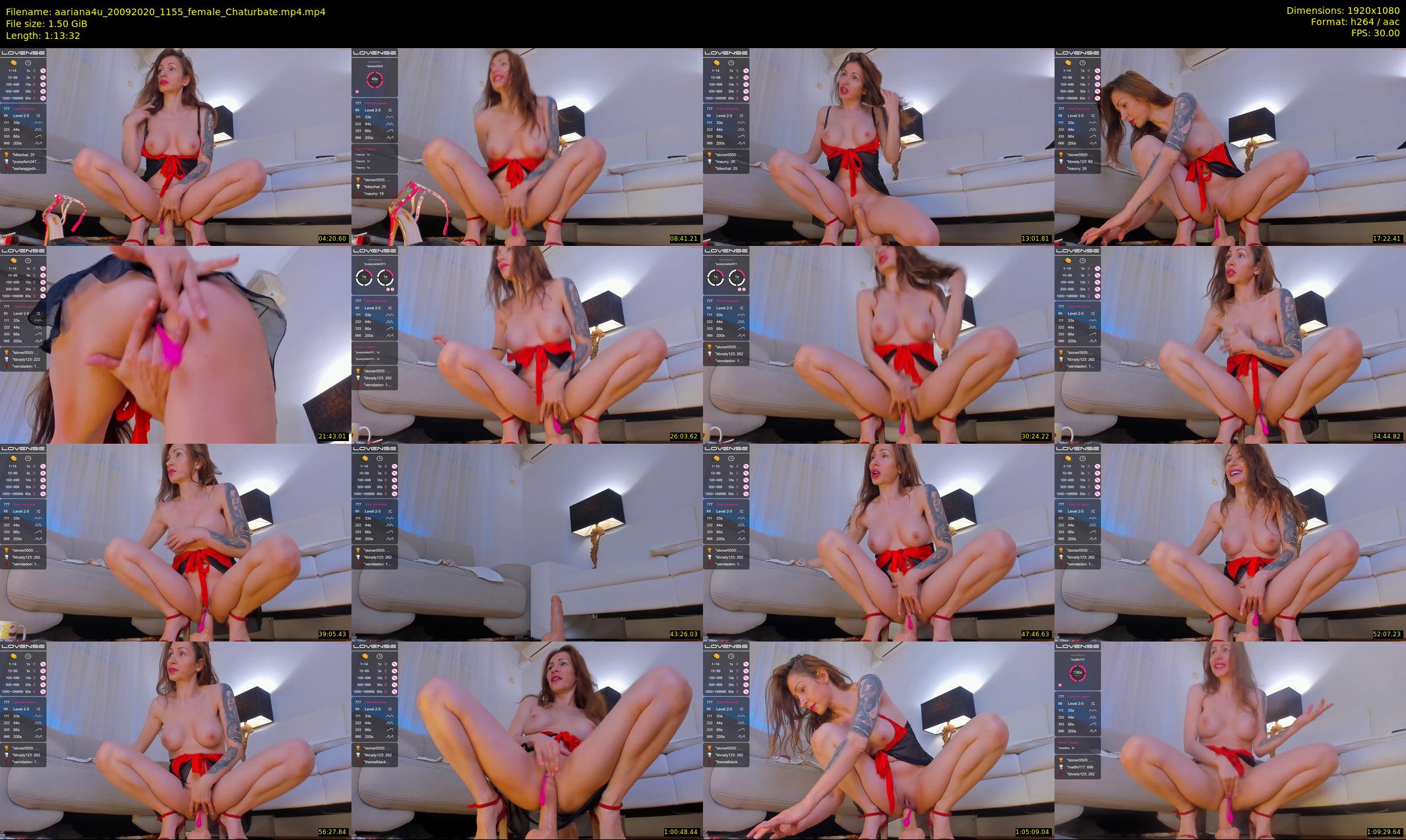aariana4u — 74 minute Chaturbate female cam show recording, 1080p, Sep 20, 2020