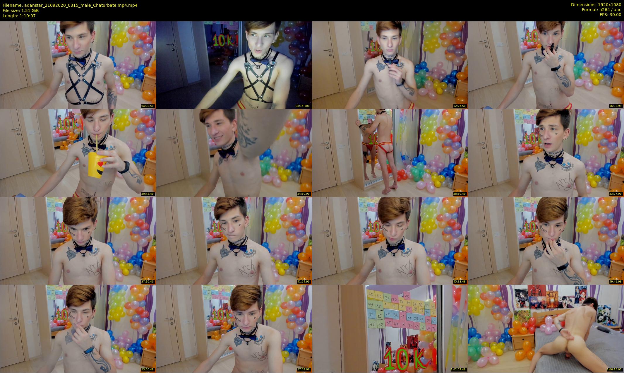 adanstar — 71 minute Chaturbate male cam show recording, 1080p, Sep 21, 2020