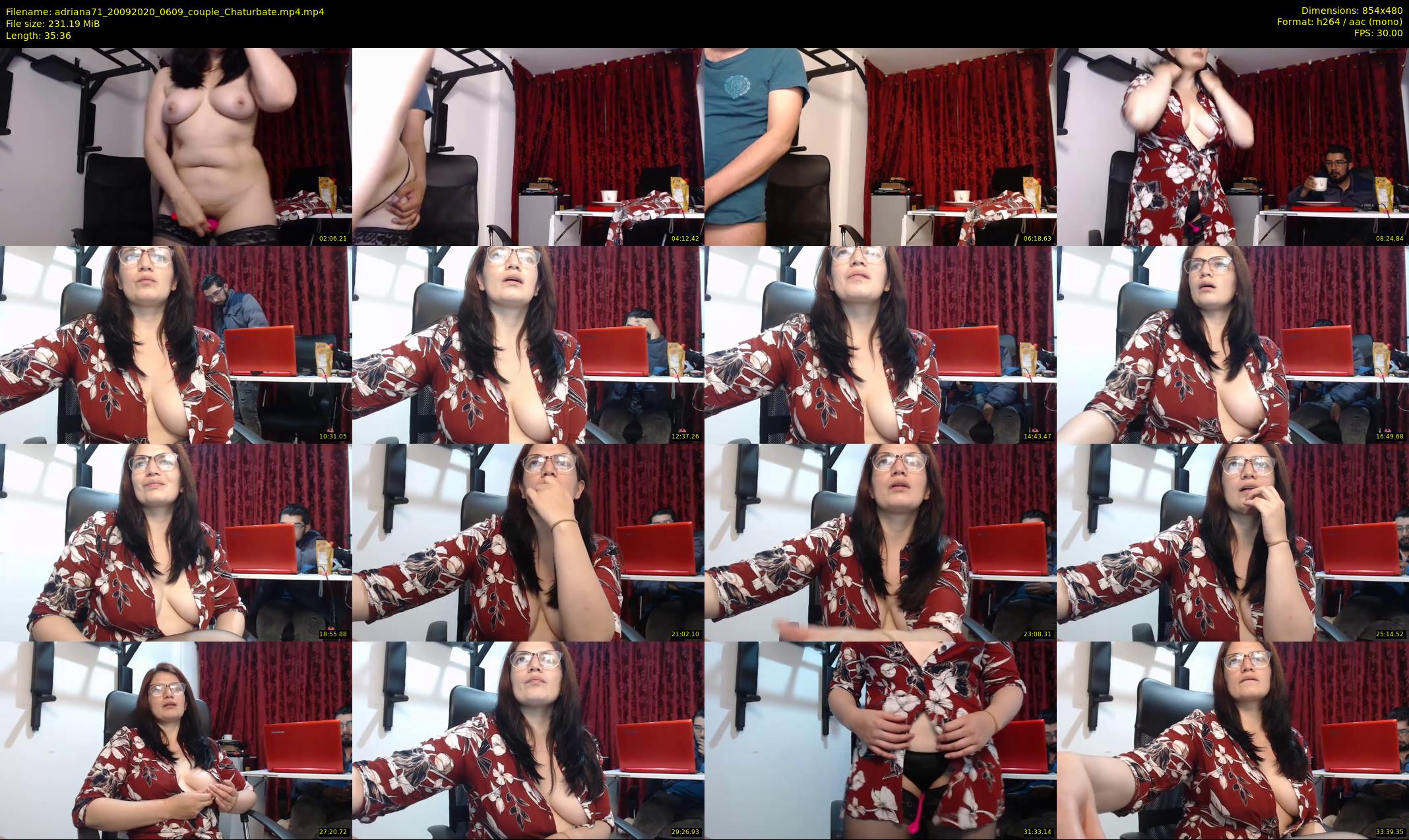 adriana71 — 36 minute Chaturbate couple cam show recording, 480p, Sep 20, 2020
