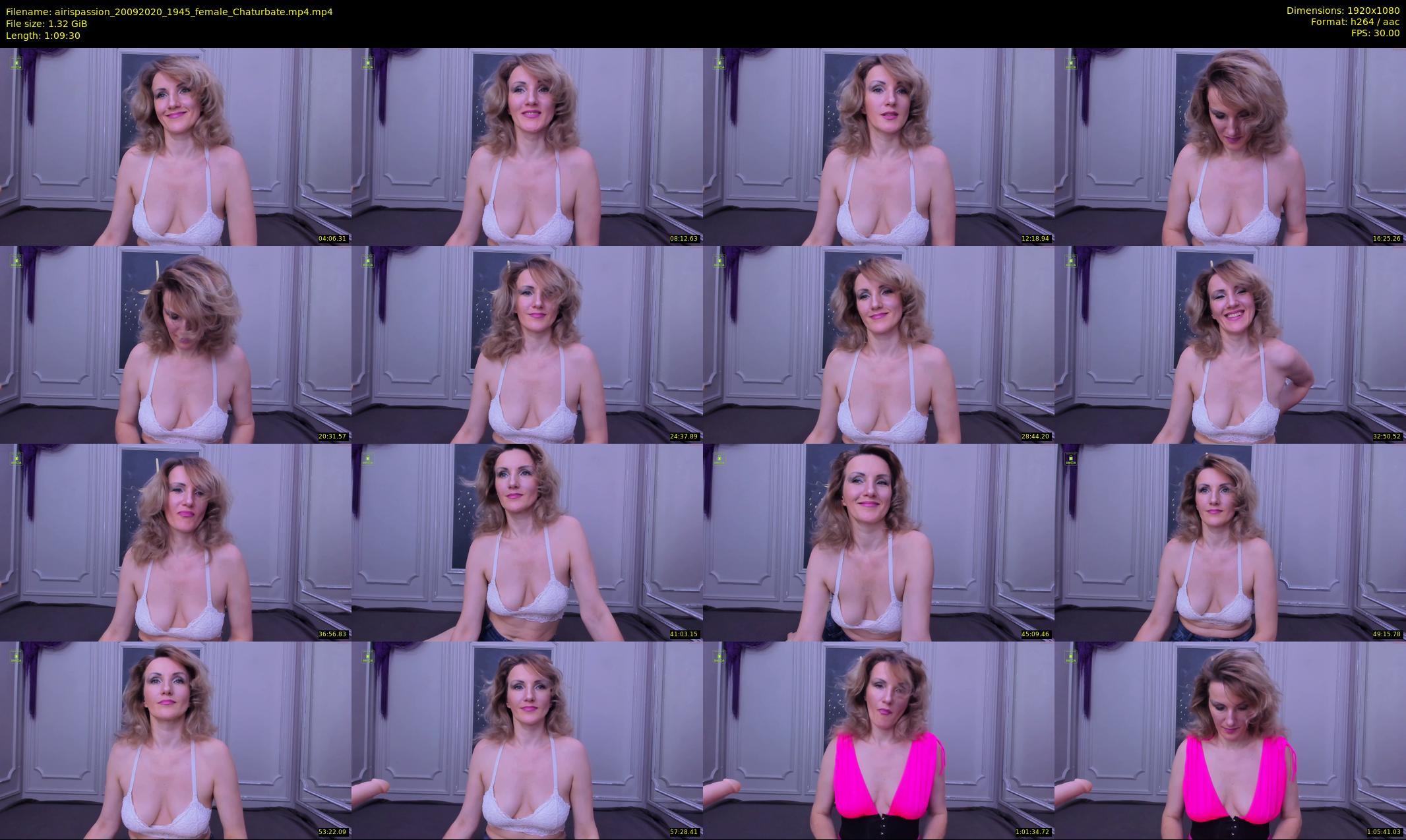airispassion — 70 minute Chaturbate female cam show recording, 1080p, Sep 20, 2020
