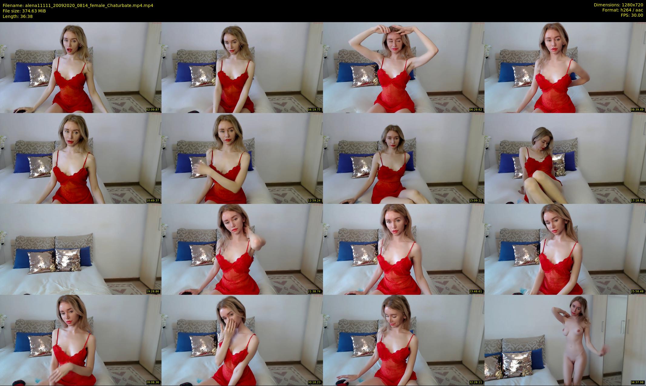 alena11111 — 37 minute Chaturbate female cam show recording, 720p, Sep 20, 2020