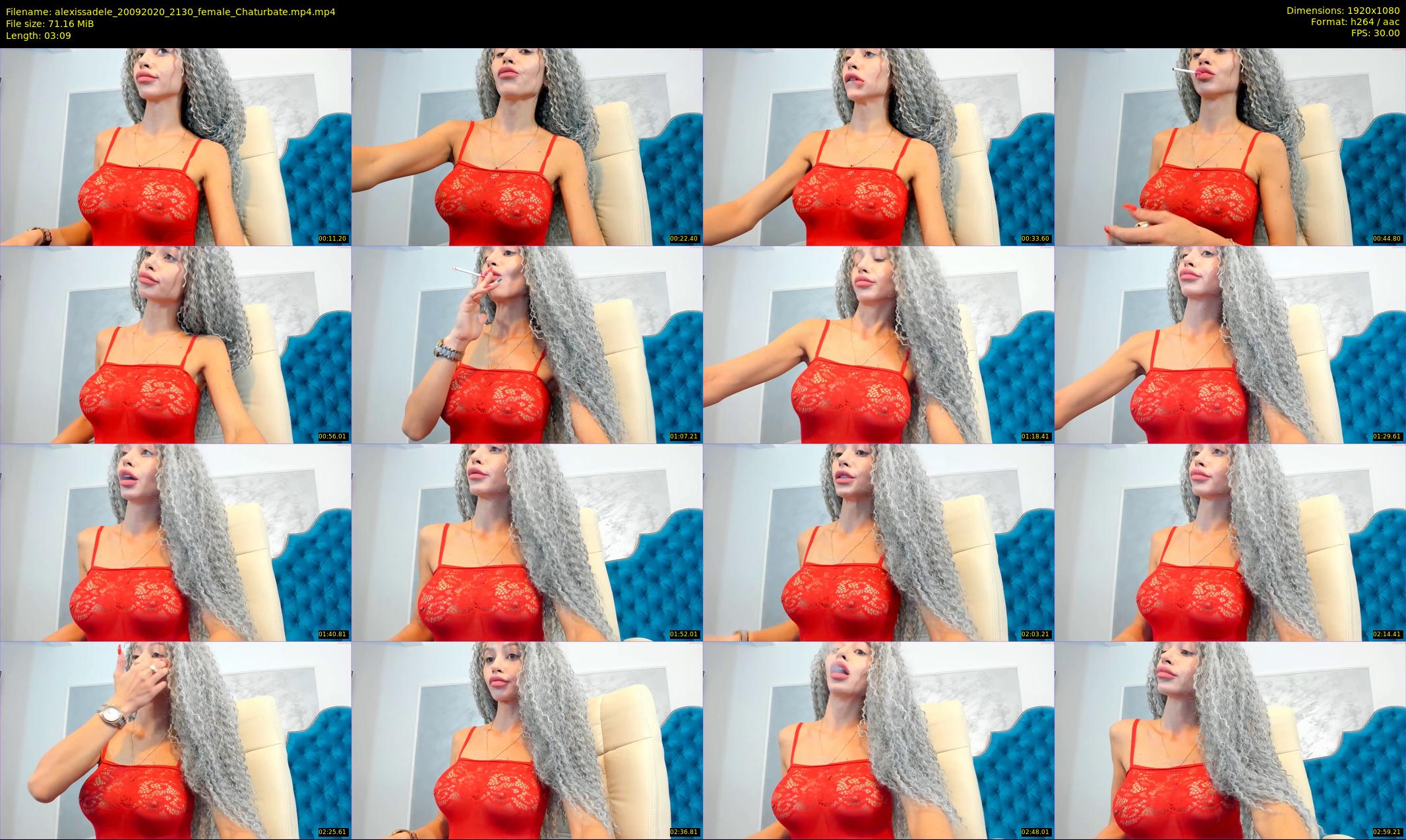 alexissadele — 4 minute Chaturbate female cam show recording, 1080p, Sep 20, 2020
