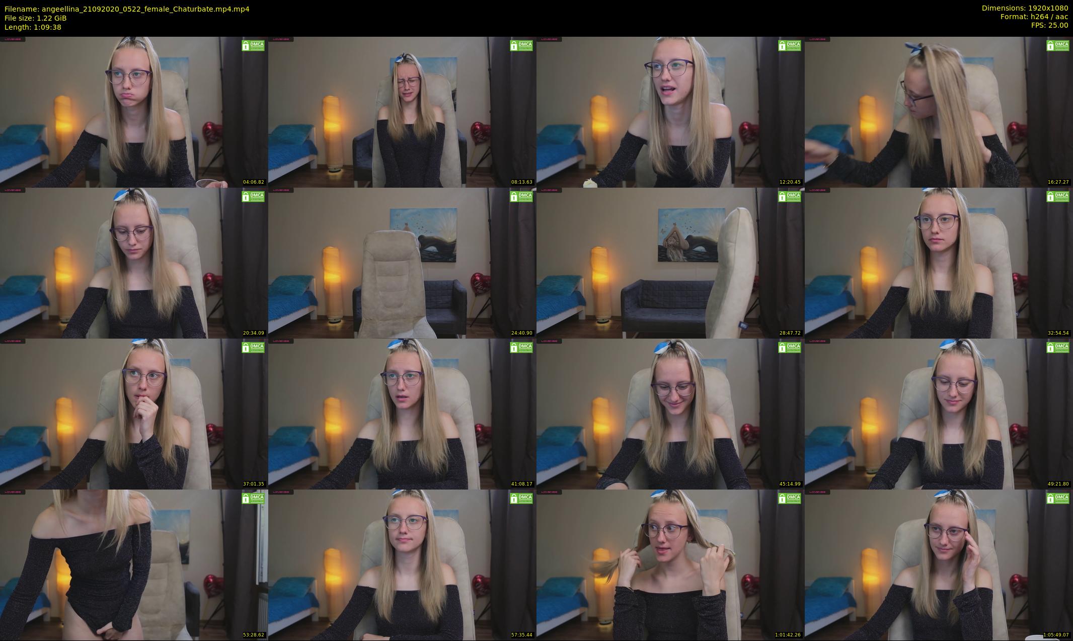 angeellina — 70 minute Chaturbate female cam show recording, 1080p, Sep 21, 2020