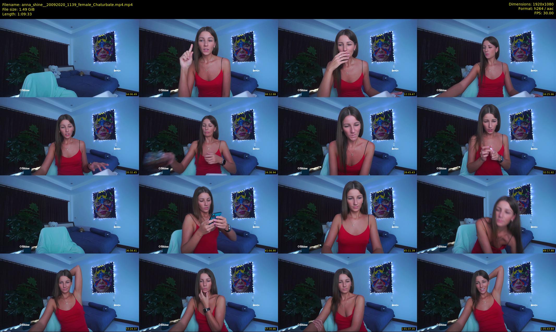 anna_shine_ — 70 minute Chaturbate female cam show recording, 1080p, Sep 20, 2020