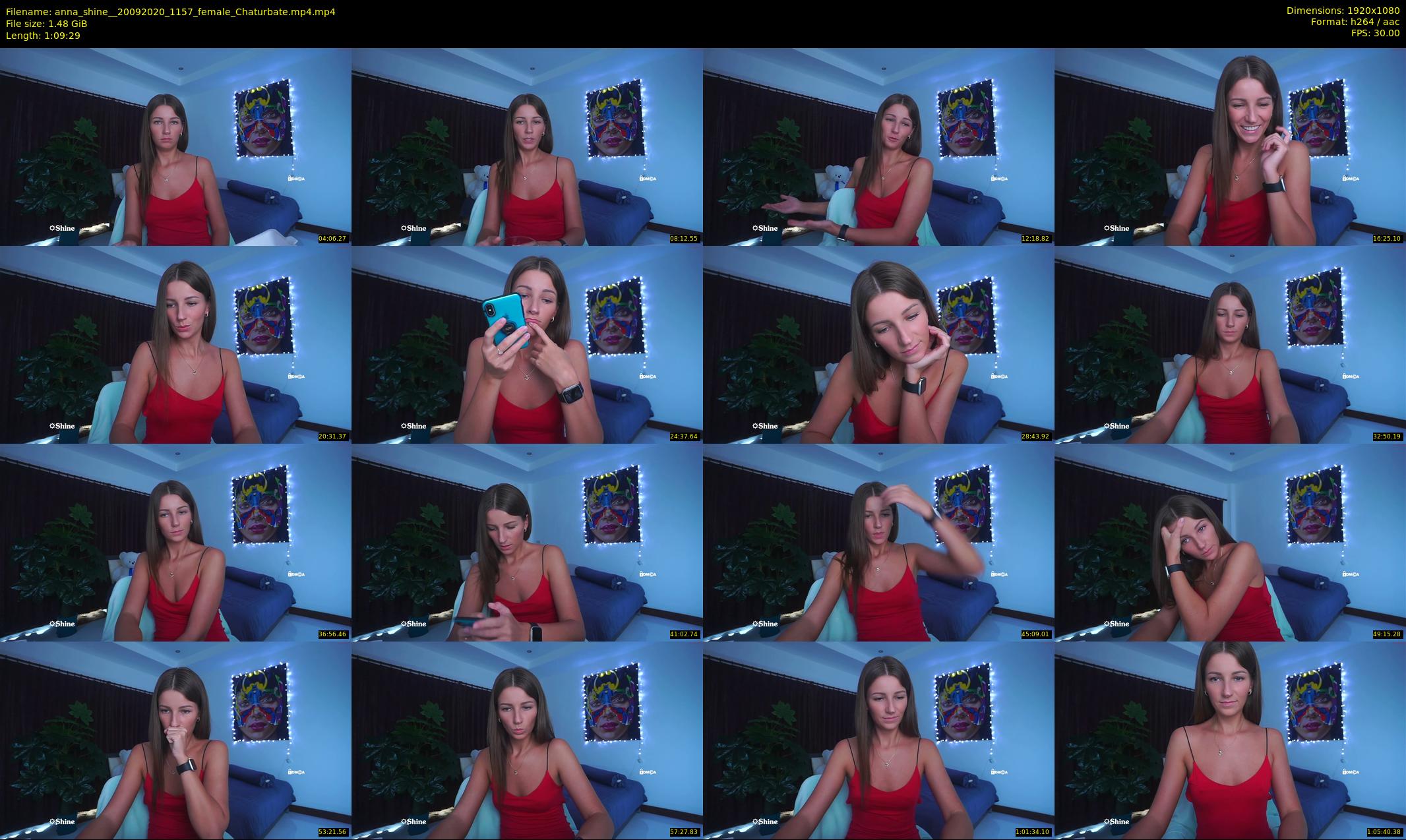 anna_shine_ — 70 minute Chaturbate female cam show recording, 1080p, Sep 20, 2020