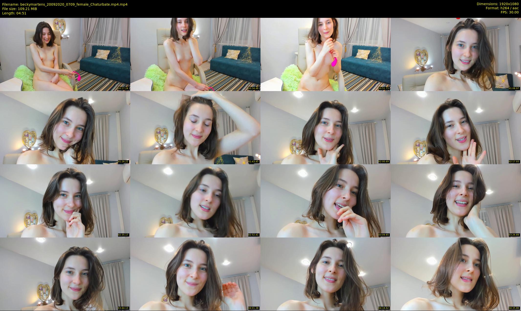 beckymartens — 5 minute Chaturbate female cam show recording, 1080p, Sep 20, 2020