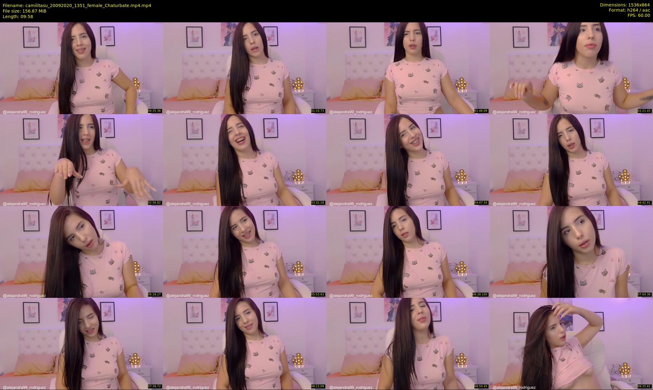 camilitasu — 10 minute Chaturbate female cam show recording, 720p, Sep 20, 2020