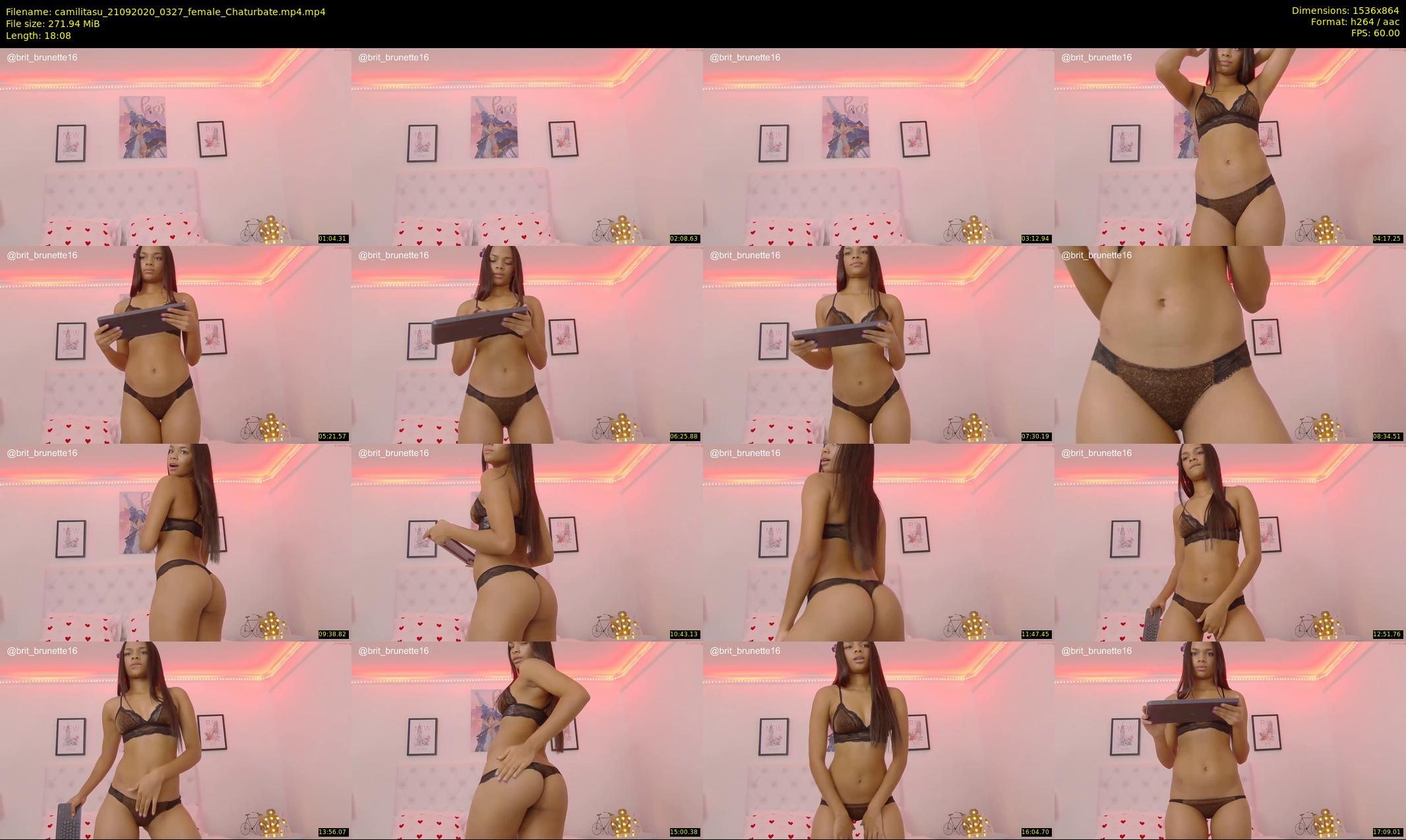 camilitasu — 19 minute Chaturbate female cam show recording, 720p, Sep 21, 2020