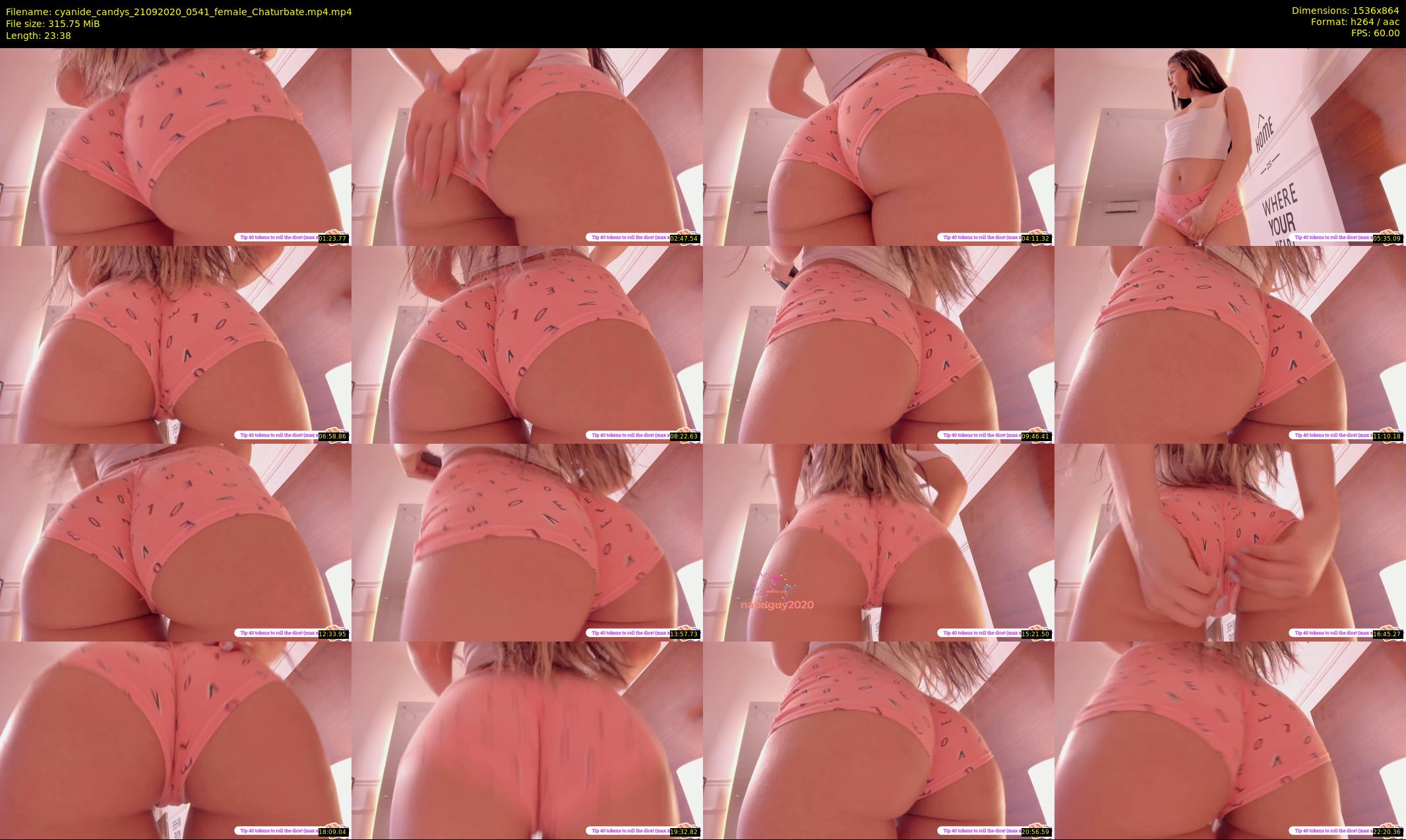 cyanide_candys — 24 minute Chaturbate female cam show recording, 720p, Sep 21, 2020