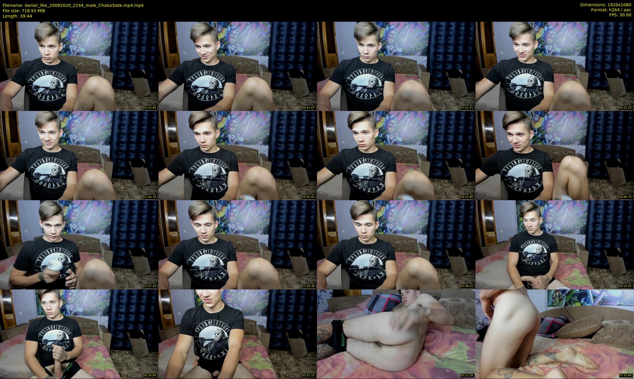 daniel_like — 40 minute Chaturbate male cam show recording, 1080p, Sep 20, 2020