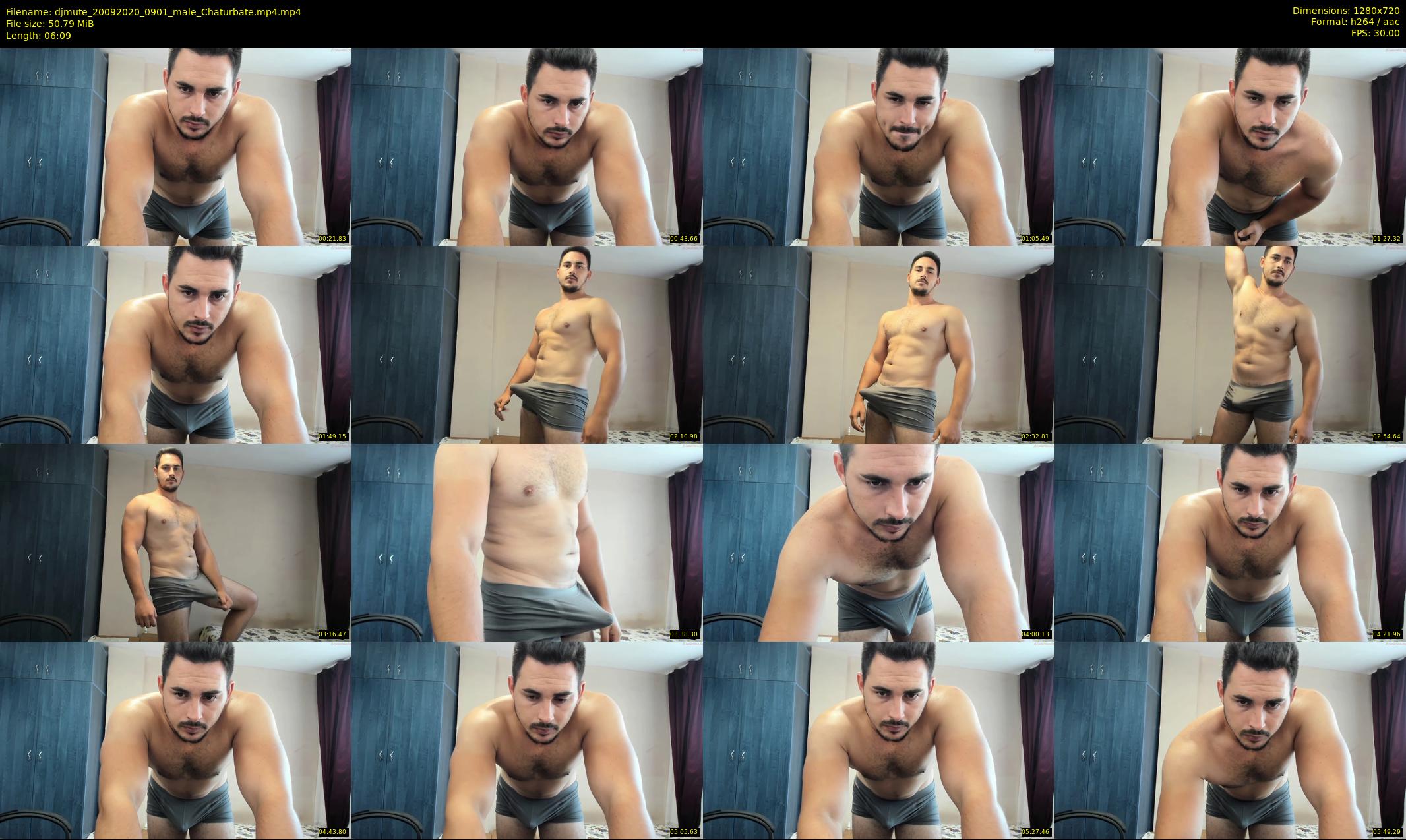 djmute — 7 minute Chaturbate male cam show recording, 720p, Sep 20, 2020