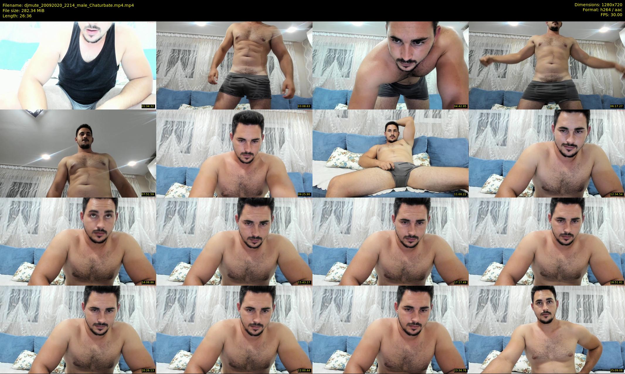 djmute — 27 minute Chaturbate male cam show recording, 720p, Sep 20, 2020