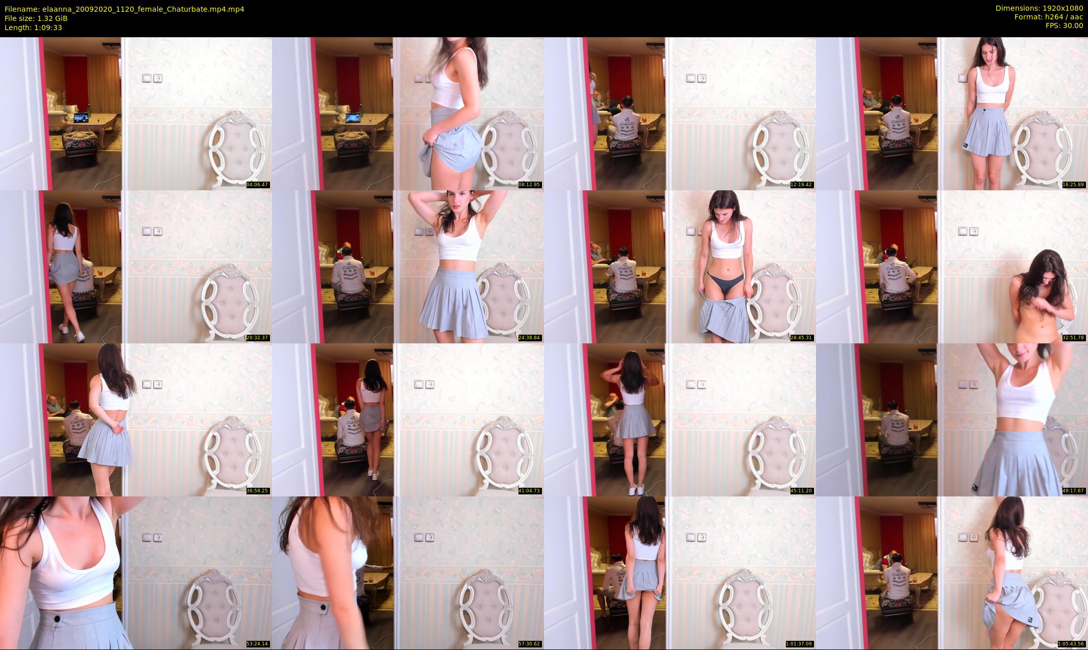 elaanna — 70 minute Chaturbate female cam show recording, 1080p, Sep 20, 2020