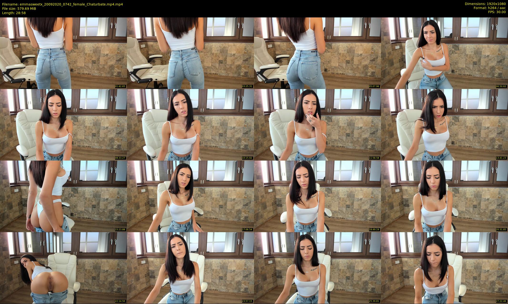 emmasweetx — 29 minute Chaturbate couple cam show recording, 1080p, Sep 20, 2020