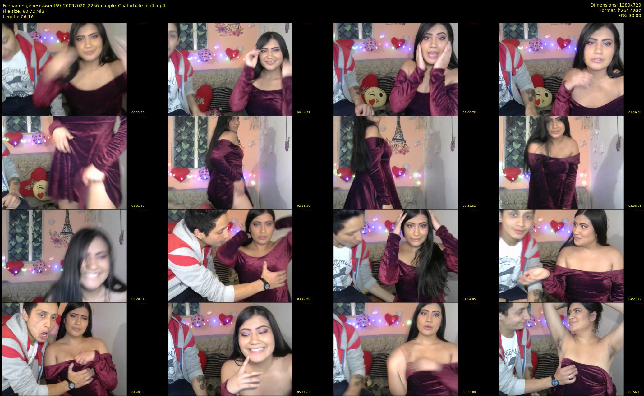 genesissweet69 — 7 minute Chaturbate couple cam show recording, 720p, Sep 20, 2020
