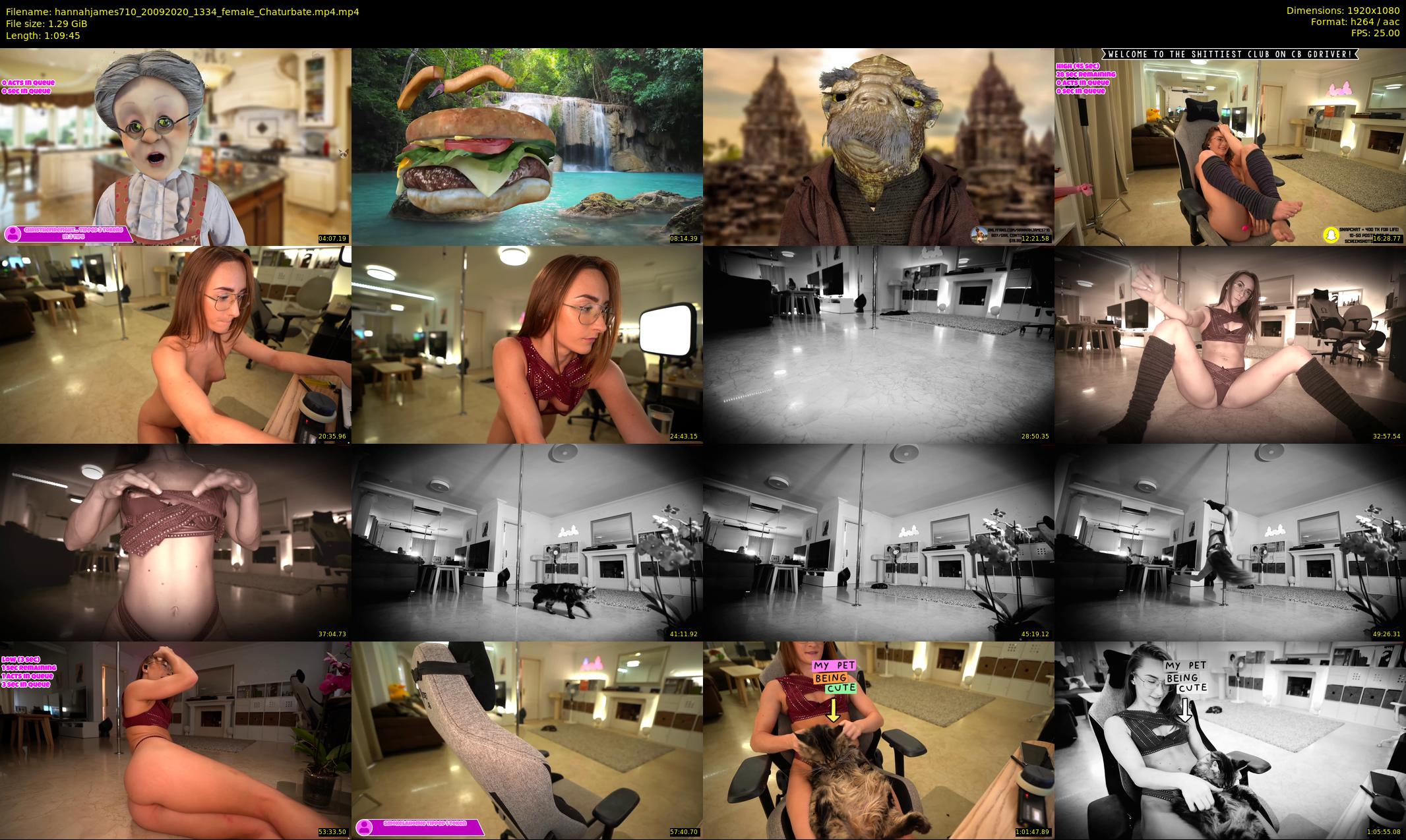 hannahjames710 — 70 minute Chaturbate female cam show recording, 1080p, Sep 20, 2020