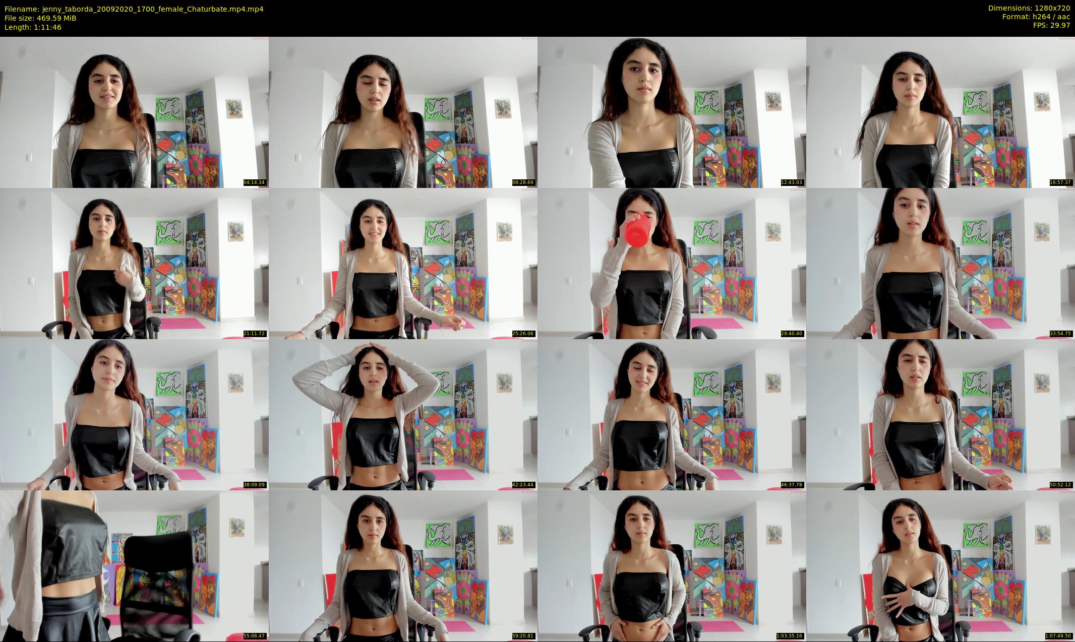 jenny_taborda — 72 minute Chaturbate female cam show recording, 720p, Sep 20, 2020