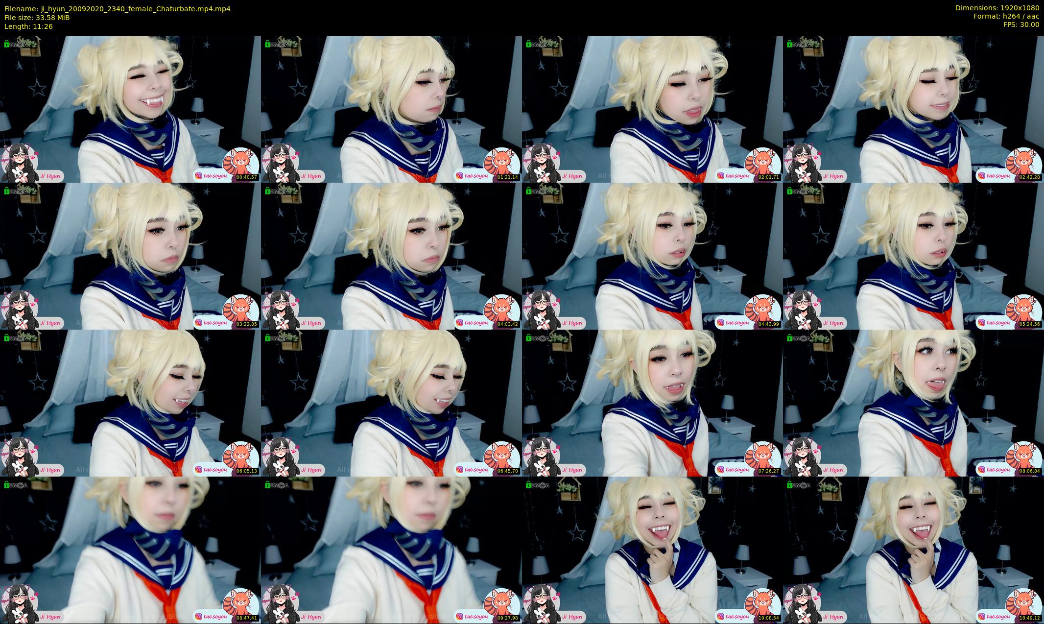 ji_hyun — 12 minute Chaturbate female cam show recording, 1080p, Sep 20, 2020