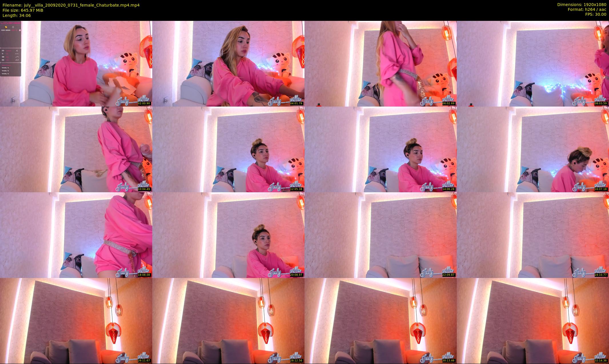 july__villa — 35 minute Chaturbate female cam show recording, 1080p, Sep 20, 2020
