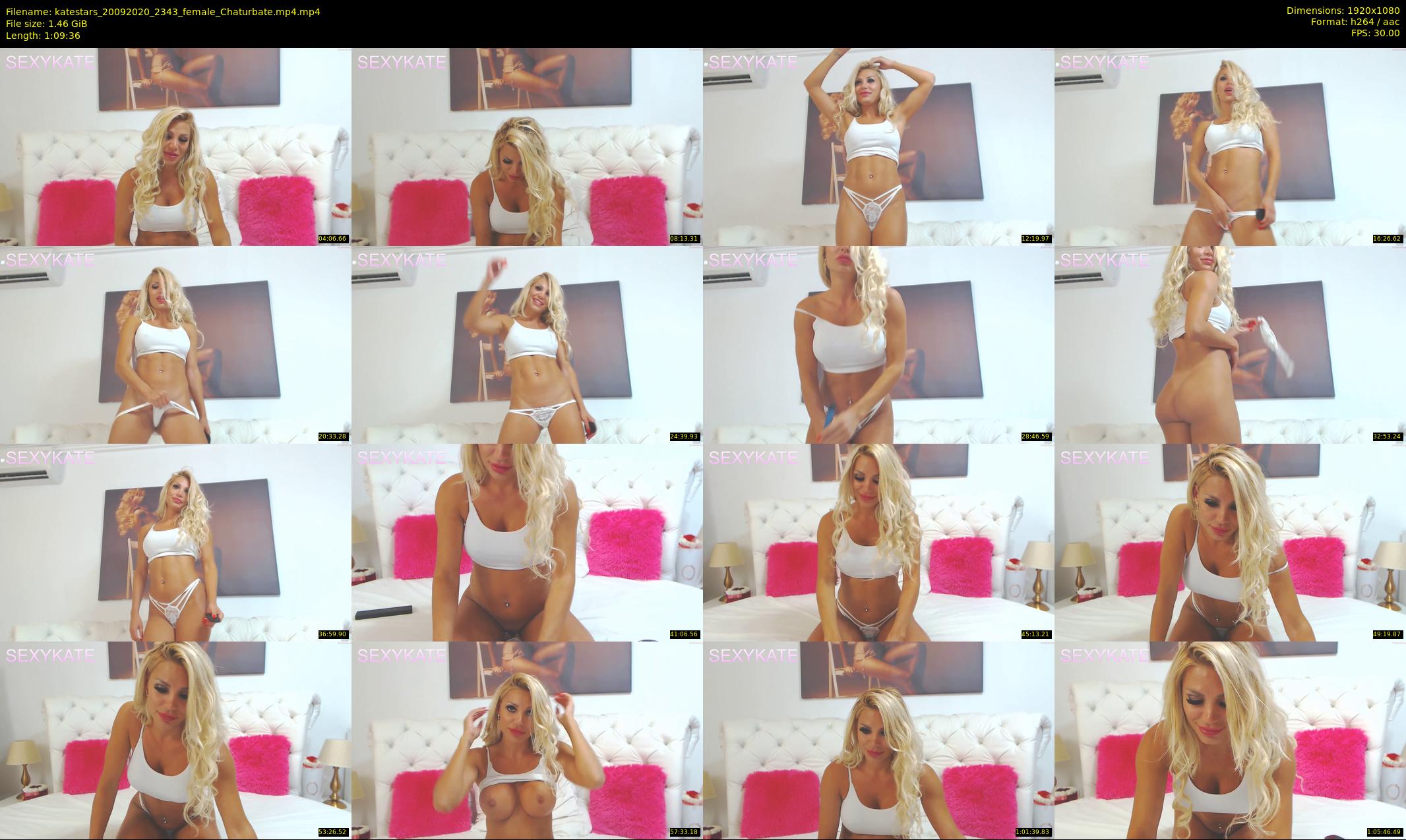 katestars — 70 minute Chaturbate female cam show recording, 1080p, Sep 20, 2020